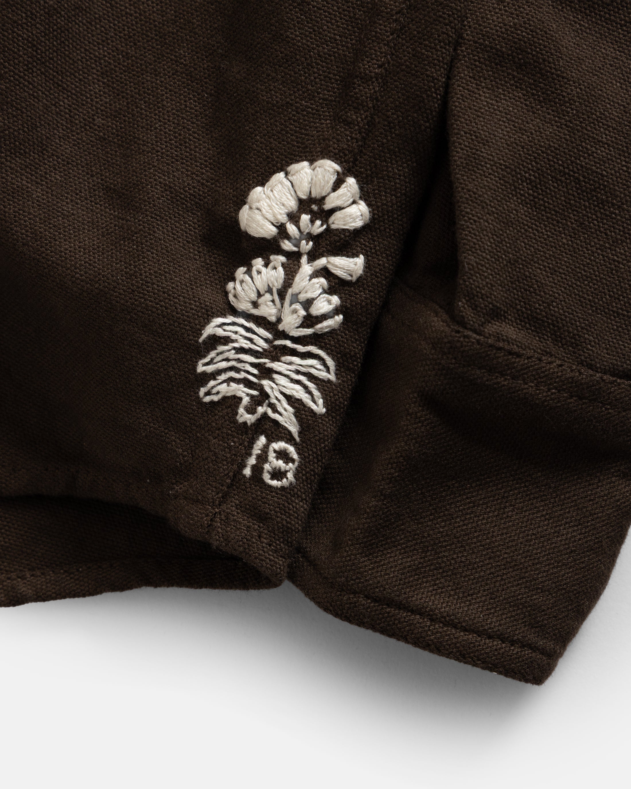 JESPER VINTAGE BUTTON DOWN SHIRT - FONDENTE CHOCOLATE OXFORD CLOTH