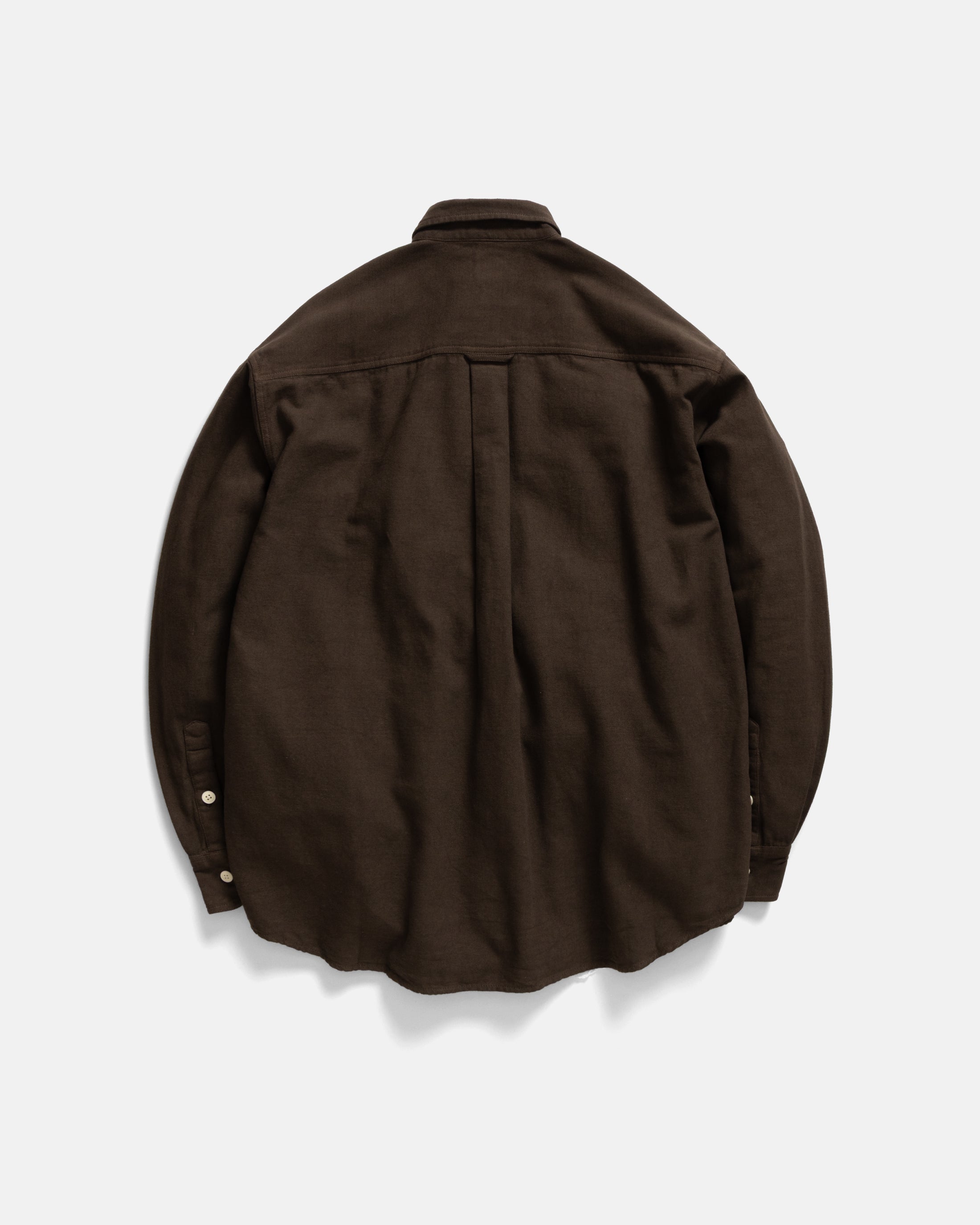 JESPER VINTAGE BUTTON DOWN SHIRT - FONDENTE CHOCOLATE OXFORD CLOTH