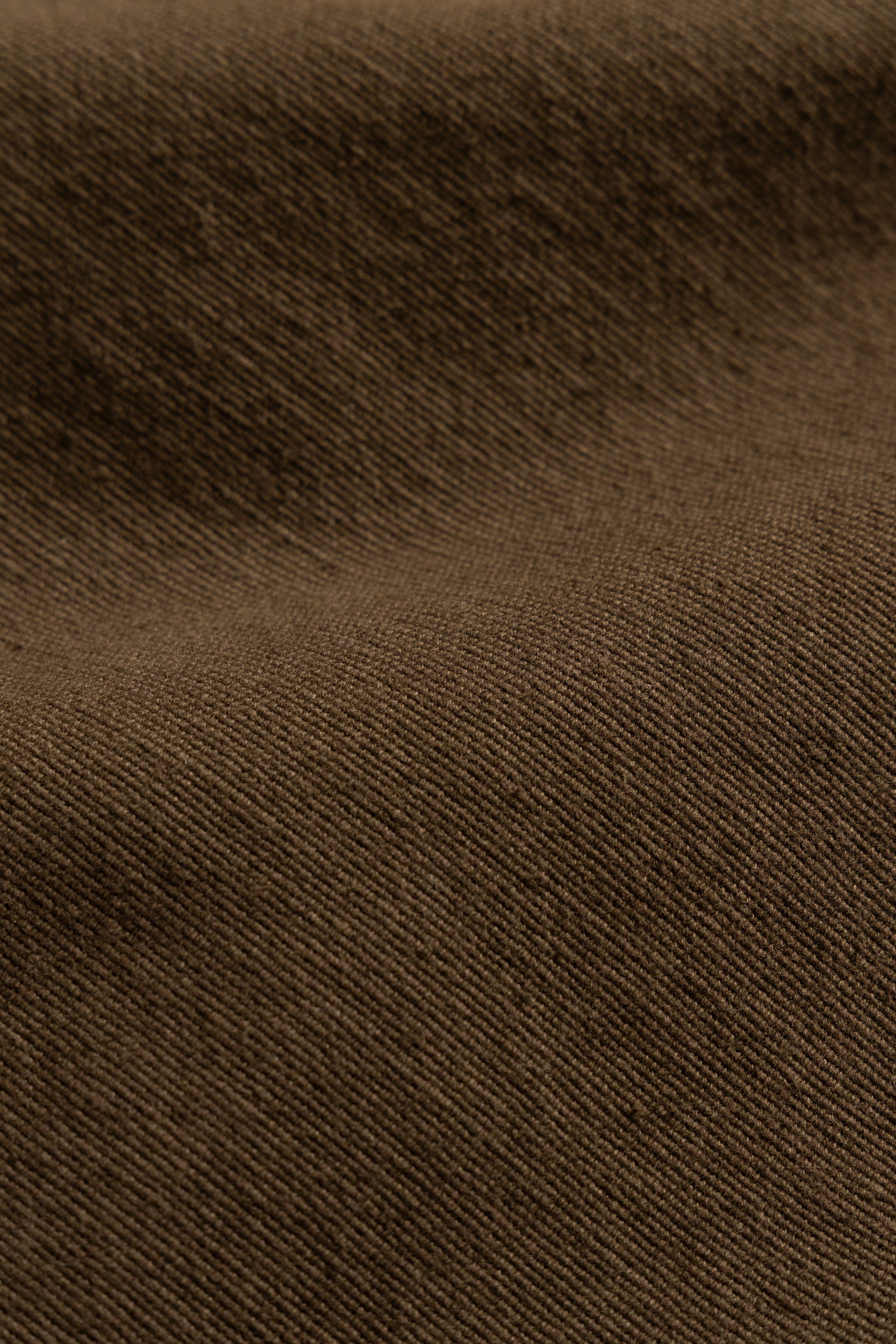 JIAN SINGLE PLEAT PANT - FONDENTE BROWN HANDSPUN COTTON CANVAS