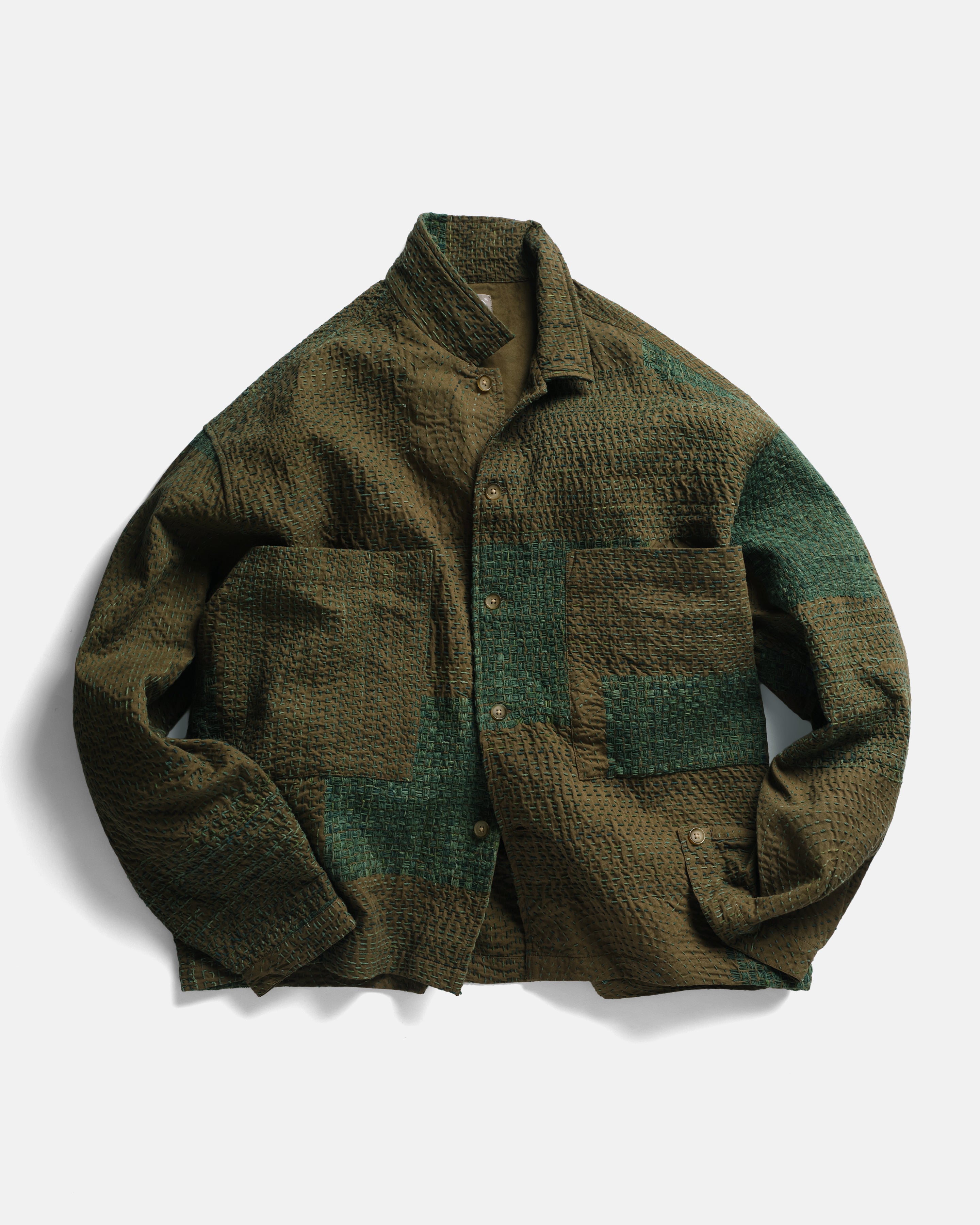 モコちゃん様 STRUM VINTAGE BRUSHED SHIRT sizeL L/S SAM SHIRT - OLIVE / 