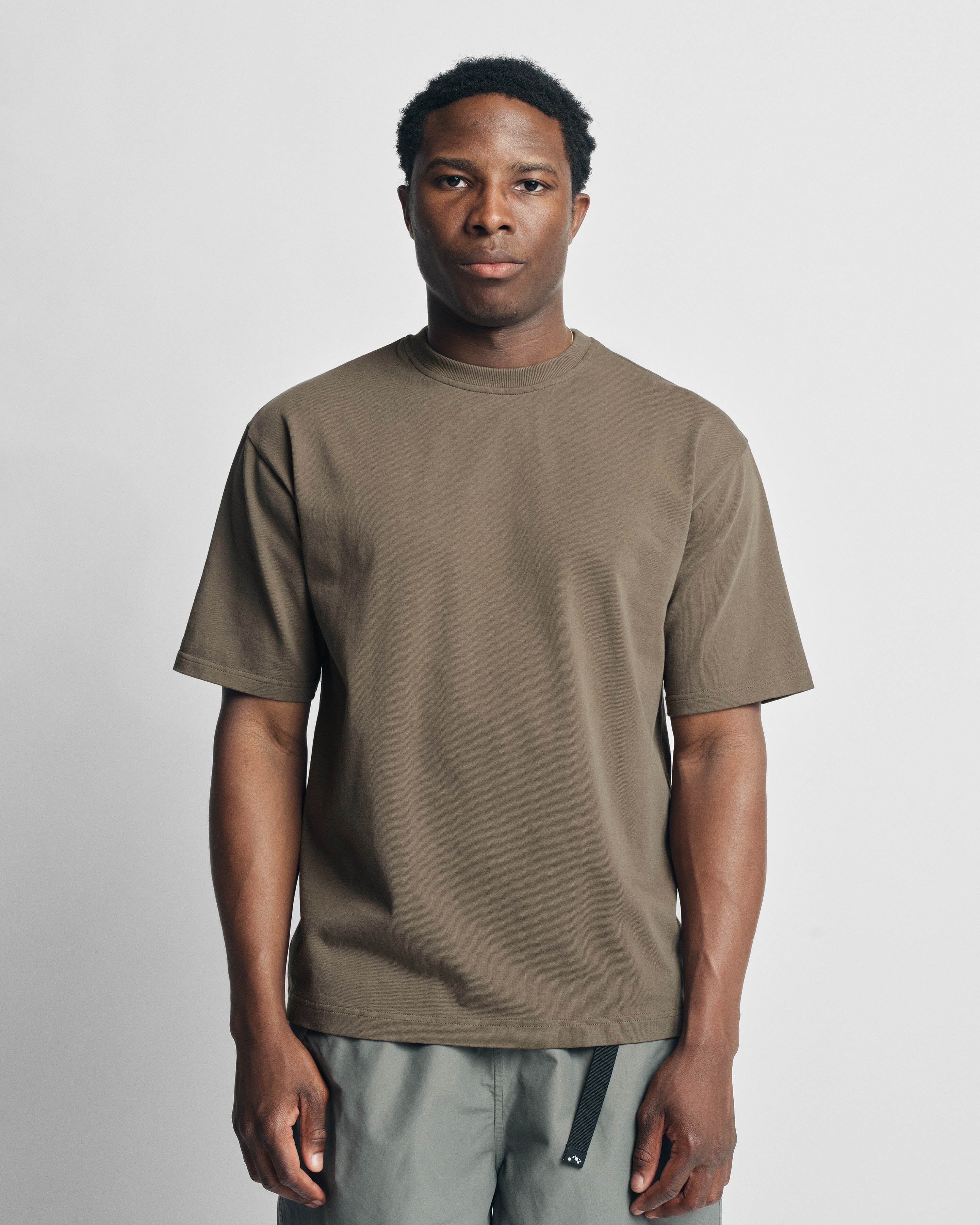 ALY TEE - O.D. GREEN 7.75 oz. ALL SEASON COTTON JERSEY