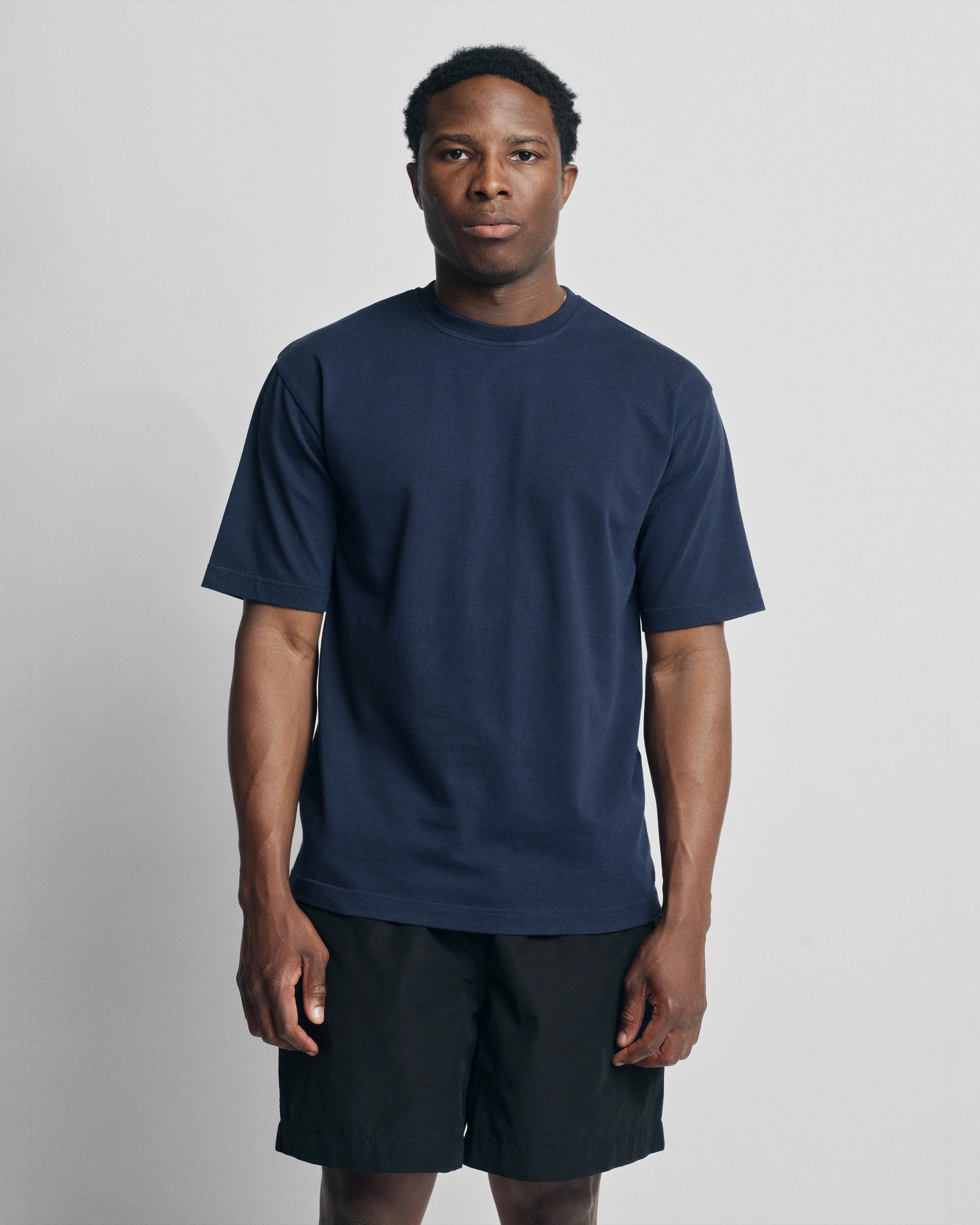 ALY TEE - MIDNIGHT NAVY 7.75 oz. ALL SEASON COTTON JERSEY