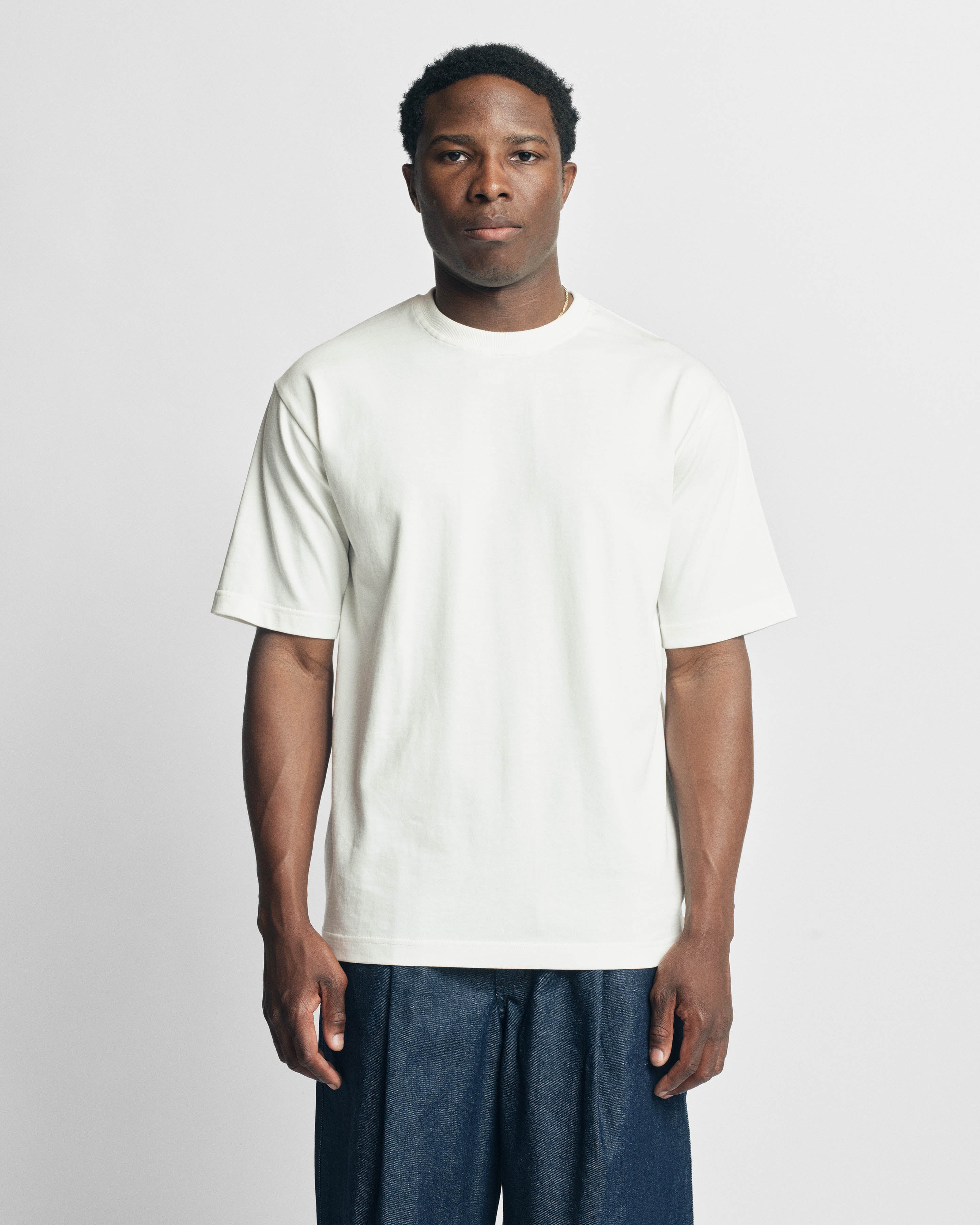 ALY TEE - WHITE 7.75 oz. ALL SEASON COTTON JERSEY