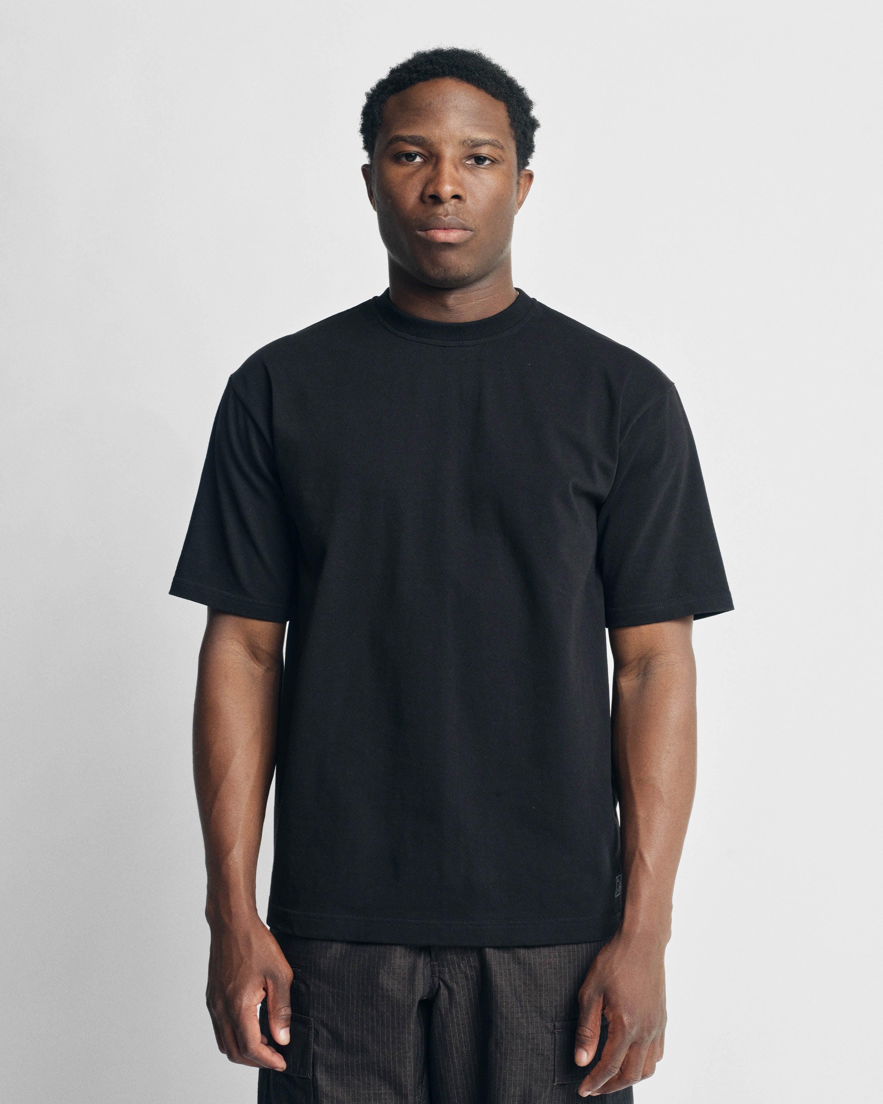 ALY TEE - BLACK 7.75 oz. ALL SEASON COTTON JERSEY