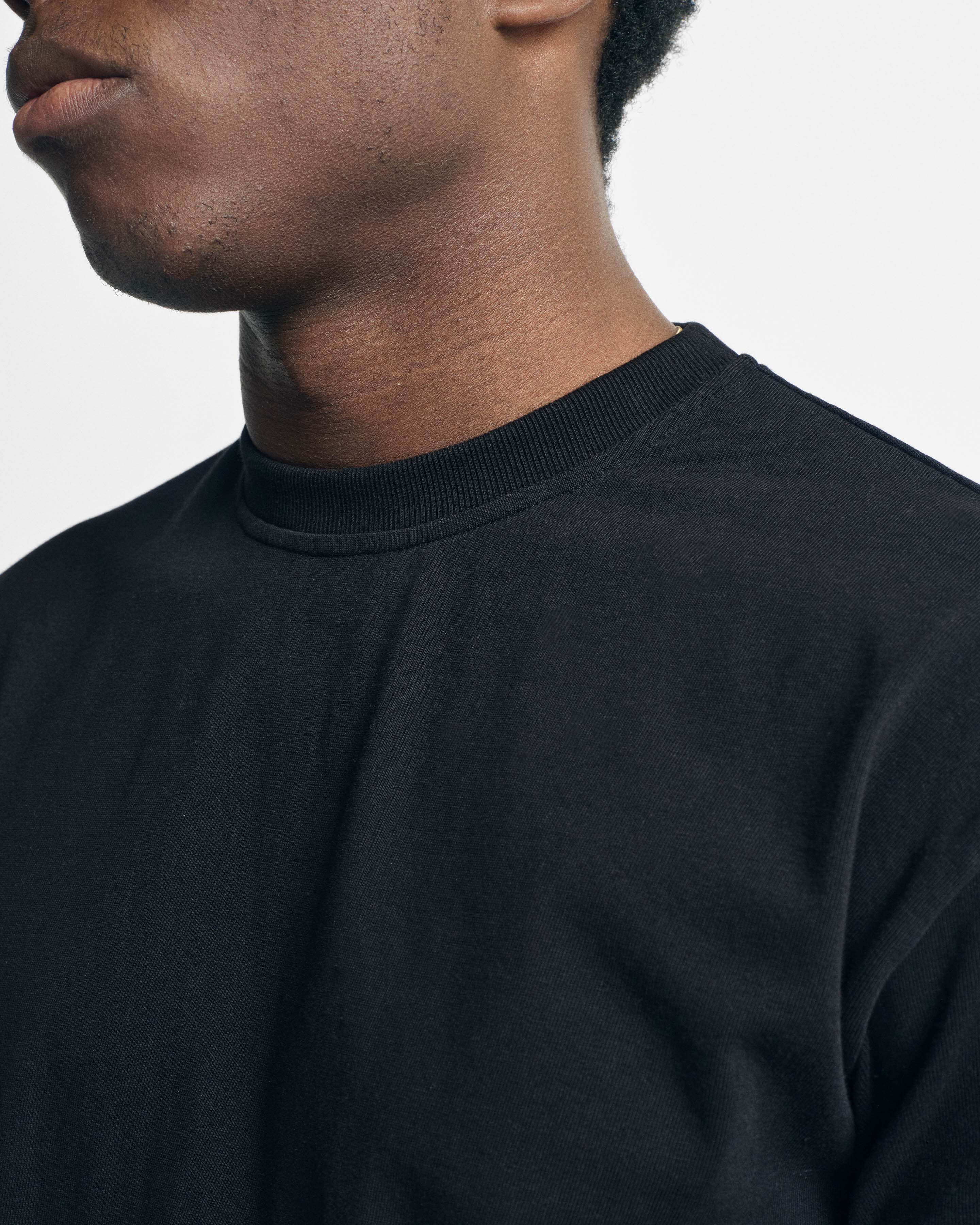 ALY TEE - BLACK 7.75 oz. ALL SEASON COTTON JERSEY