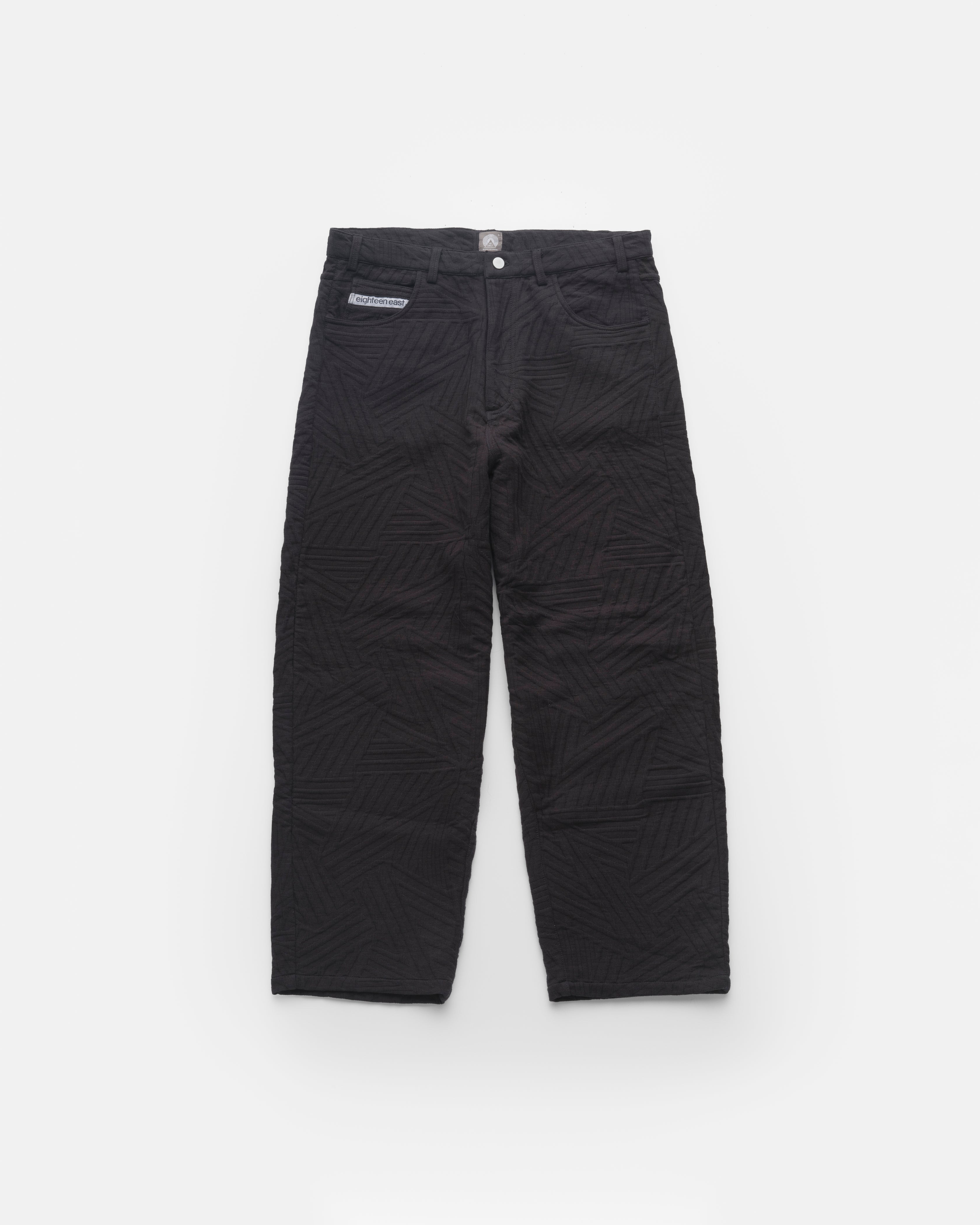 SAPH 2 FIVE POCKET JEANS - BLACK SAIL JACQUARD COTTON – 18 East