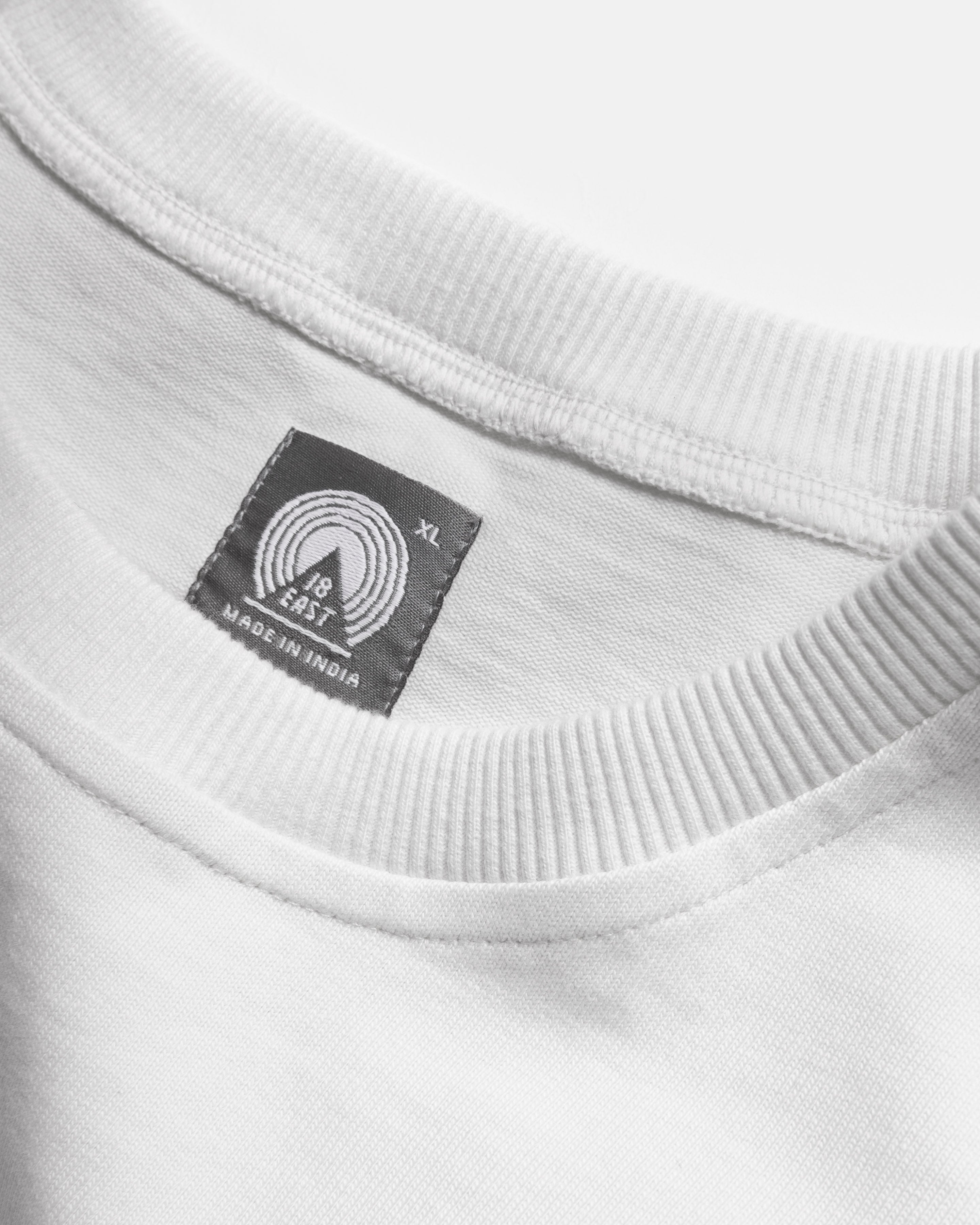 GRAHAME BIG TEE - WHITE HEAVYWEIGHT COTTON JERSEY