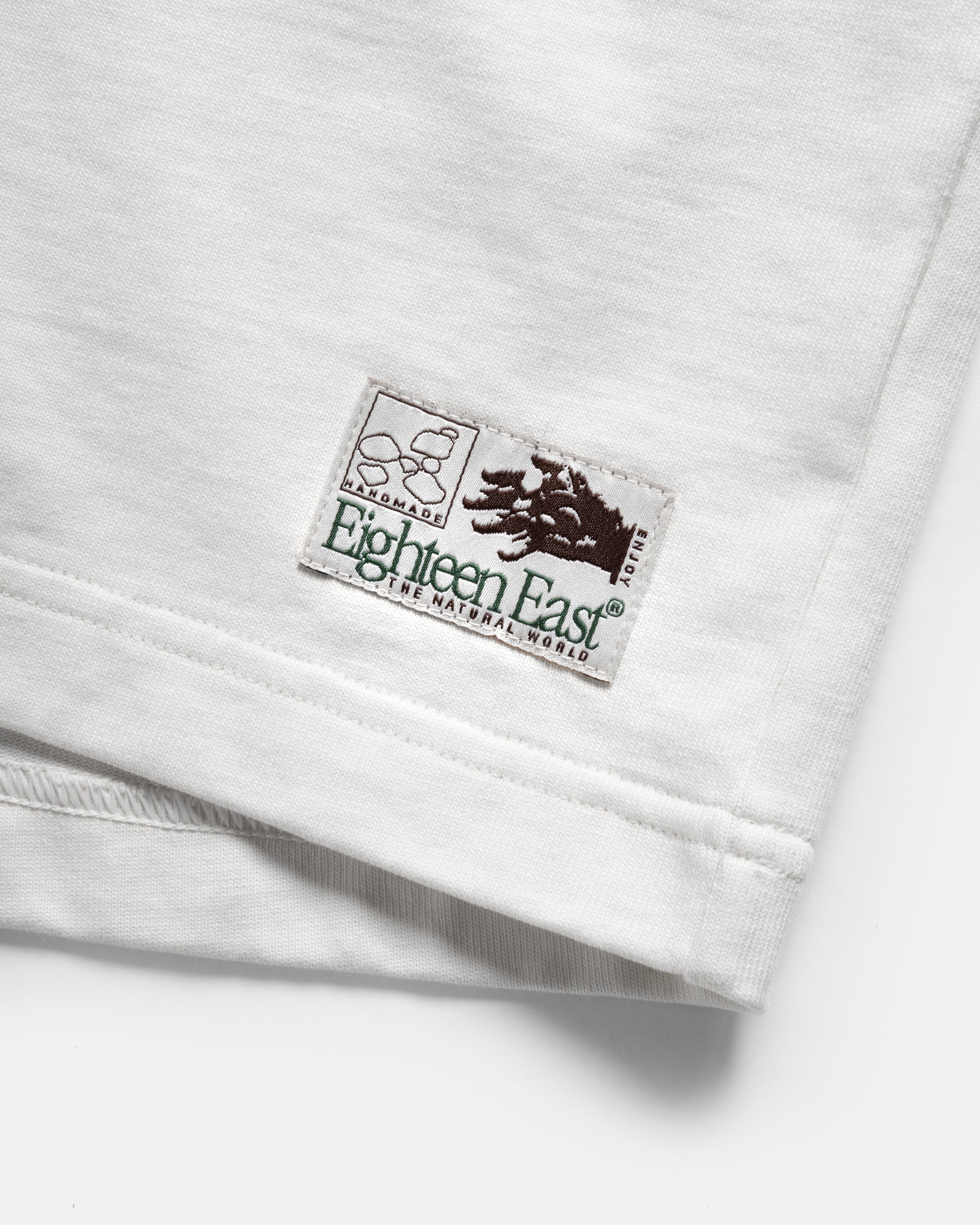 GRAHAME BIG TEE - WHITE HEAVYWEIGHT COTTON JERSEY