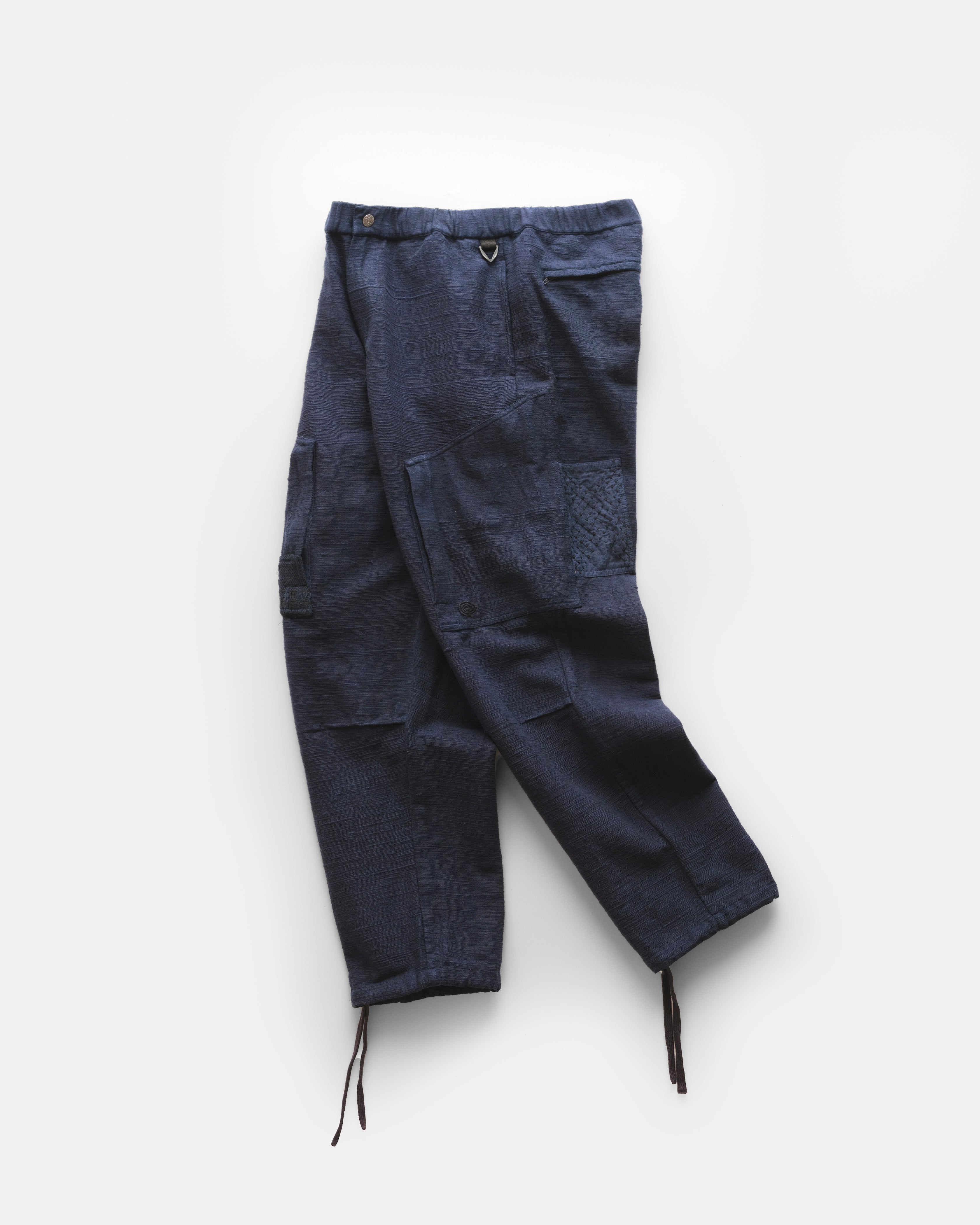MENDED BENNY TRAIL PANT - MIDNIGHT NAVY KHADI COTTON – 18 East