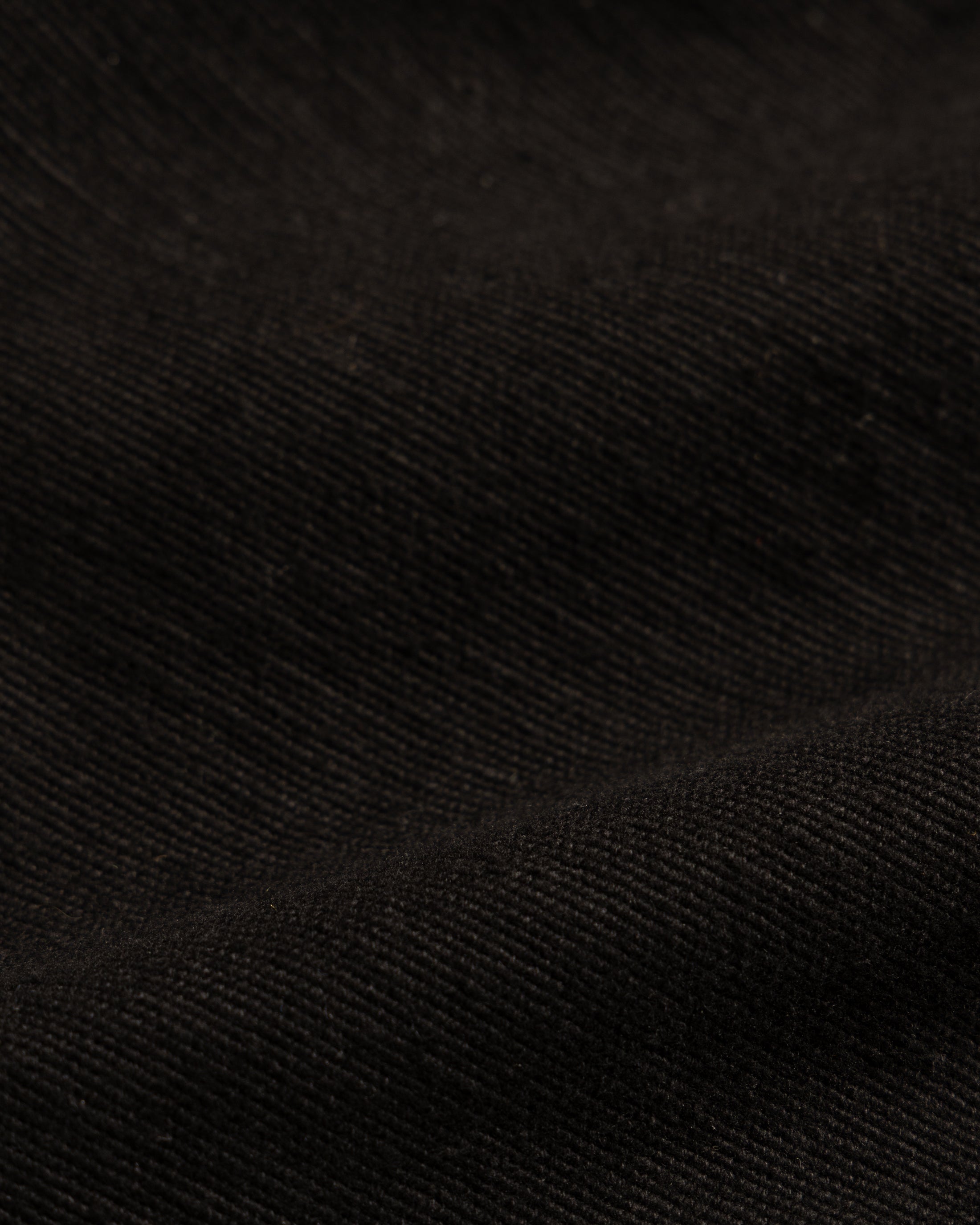 JIAN SINGLE PLEAT PANT - BLACK HANDSPUN COTTON CANVAS