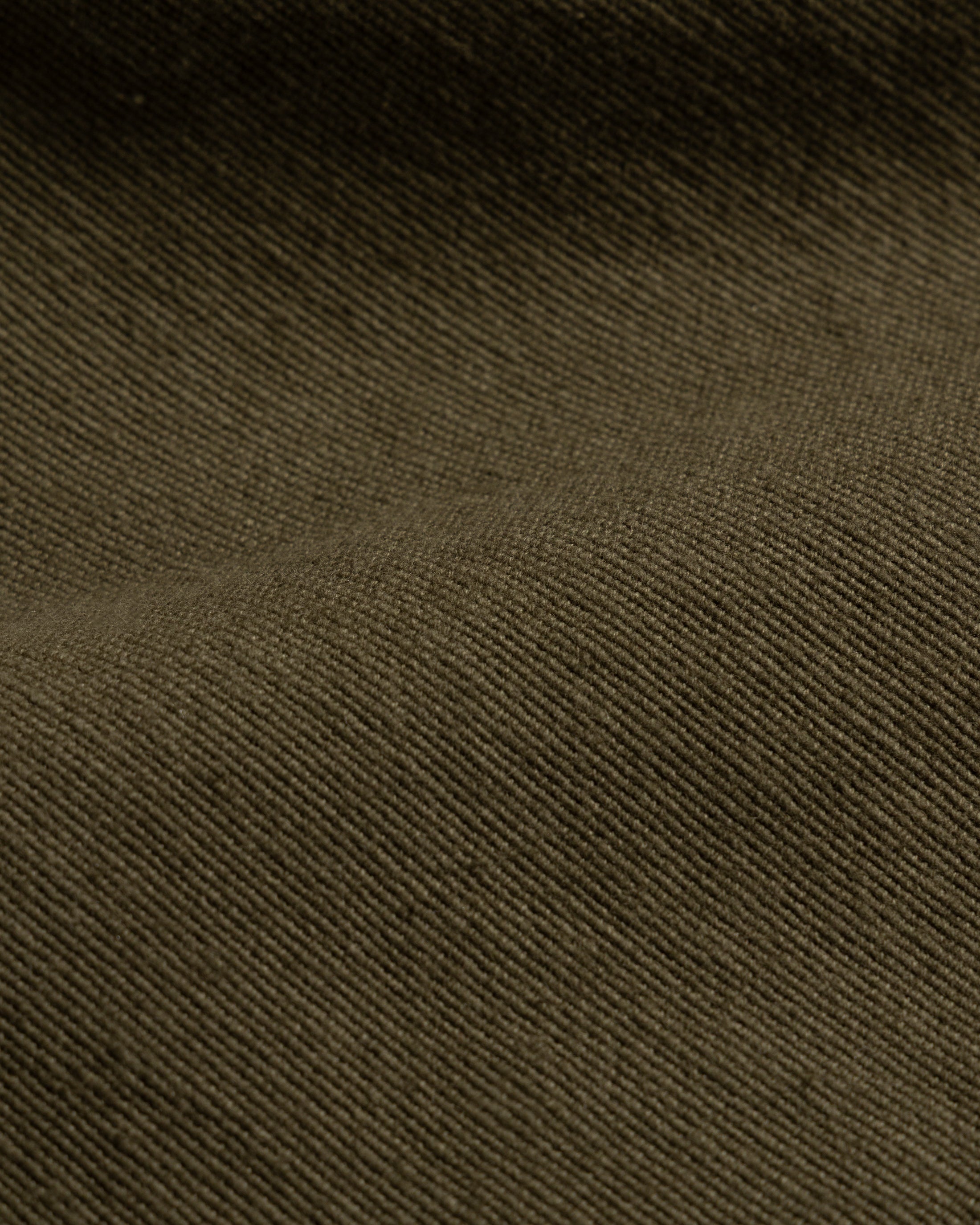 JIAN SINGLE PLEAT PANT - RIFLE GREEN HANDSPUN COTTON CANVAS