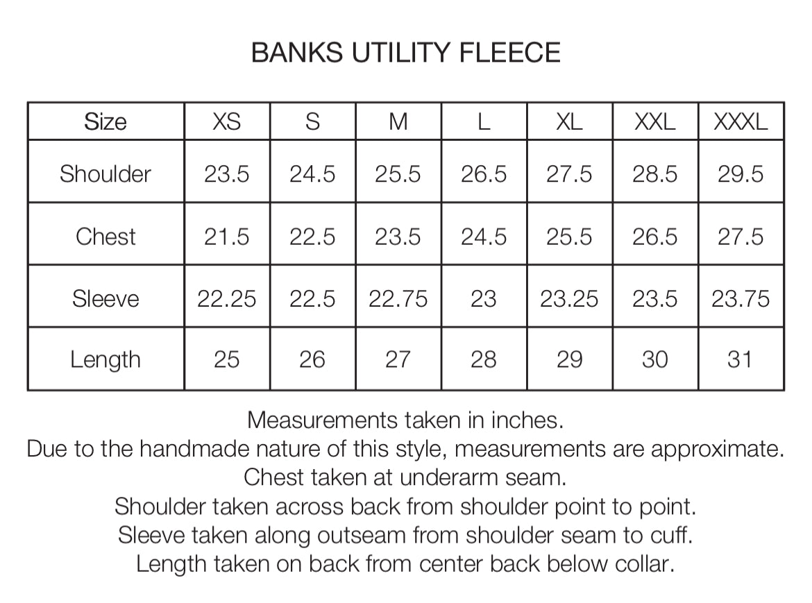 BANKS UTILITY FLEECE - BLACK ORGANIC ORGANIC COTTON SHERPA AND DOUBLE WEAVE JACQUARD COTTON