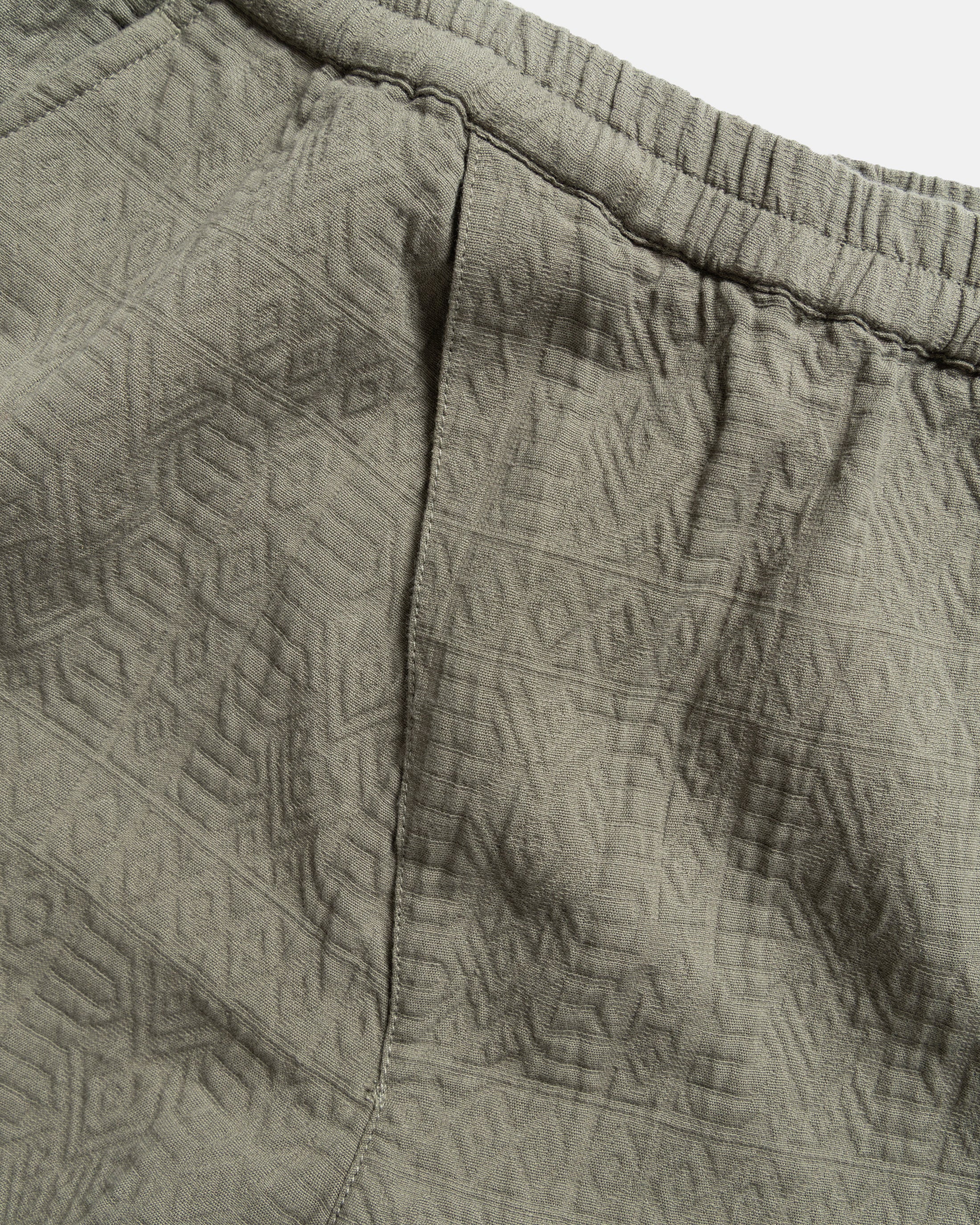 GORECKI CARGO PANT - ANCIENT OLIVE DOUBLE WEAVE JACQUARD COTTON