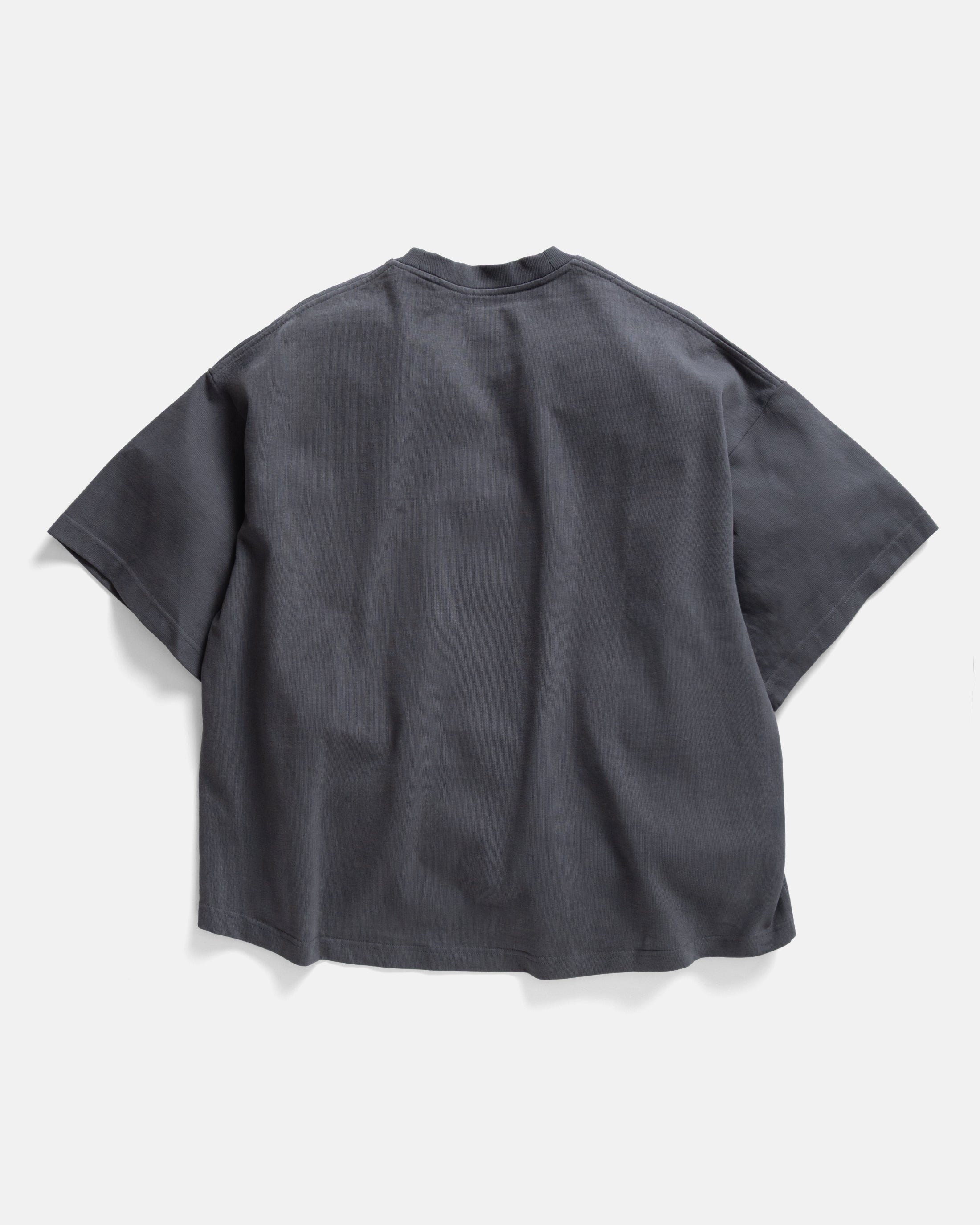 GRAHAME BIG TEE - TURBULENCE SLATE HEAVYWEIGHT COTTON JERSEY