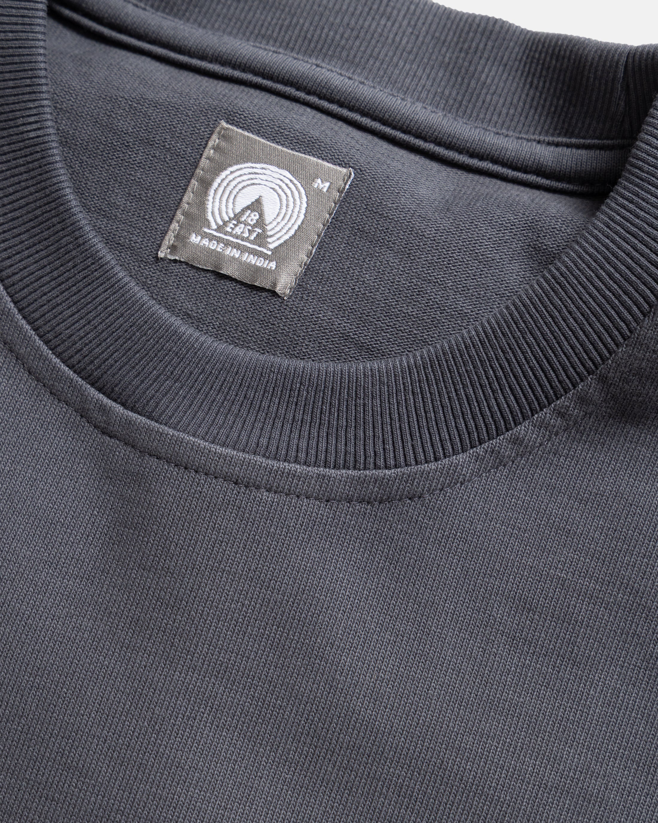 GRAHAME BIG TEE - TURBULENCE SLATE HEAVYWEIGHT COTTON JERSEY