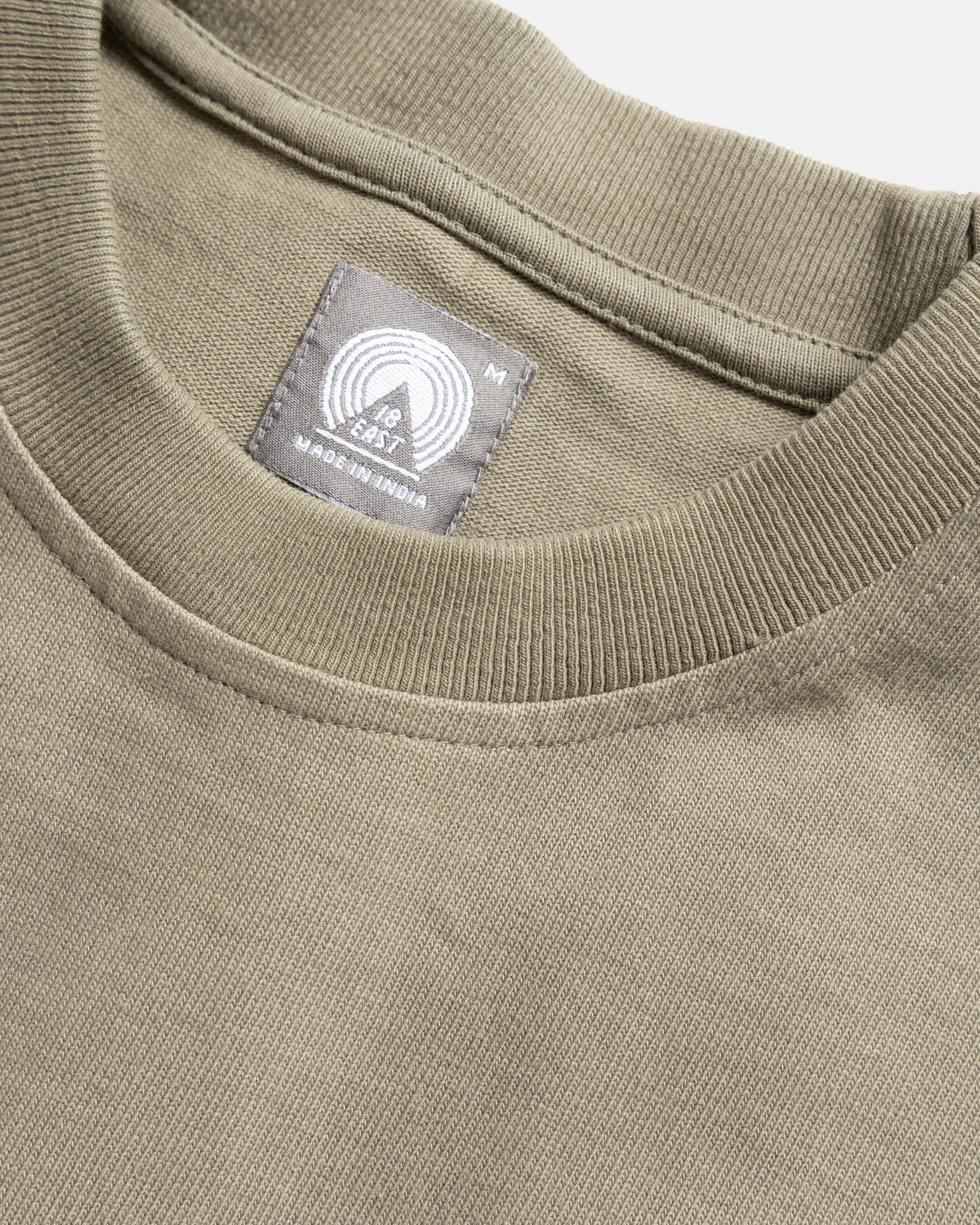 GRAHAME BIG TEE - AGED SAGE HEAVYWEIGHT COTTON JERSEY