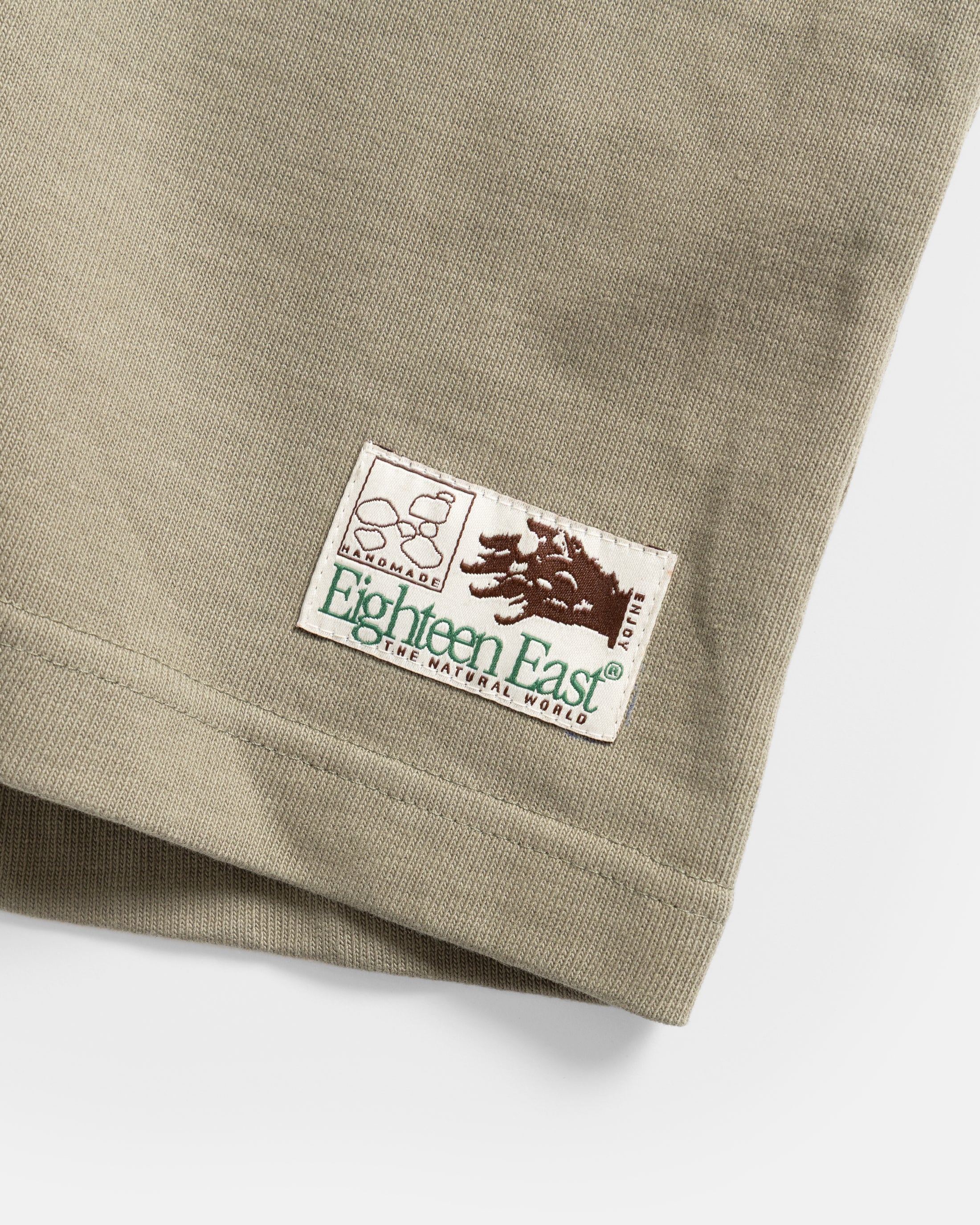 GRAHAME BIG TEE - AGED SAGE HEAVYWEIGHT COTTON JERSEY