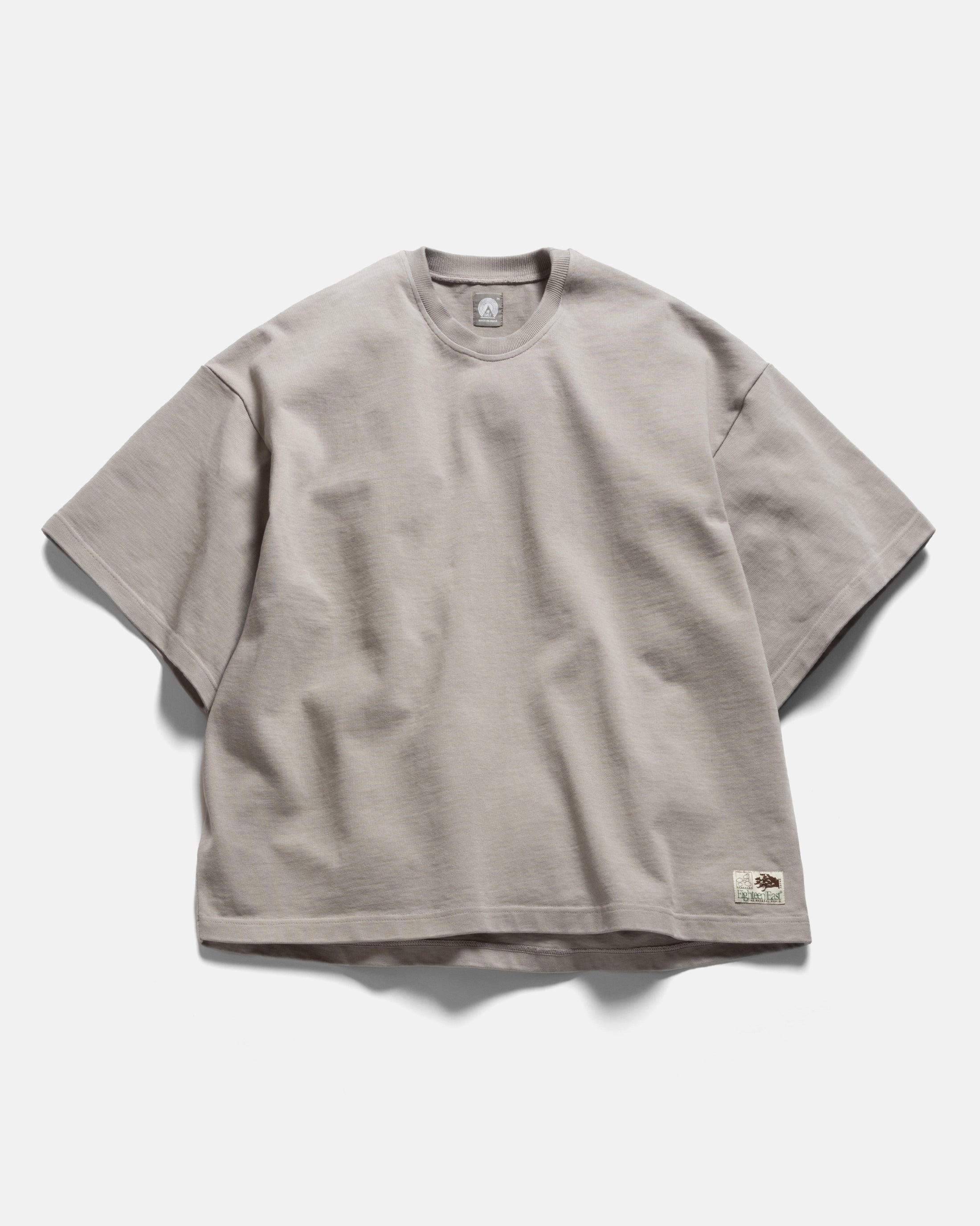 GRAHAME BIG TEE - WALNUT HEAVYWEIGHT COTTON JERSEY – 18 East