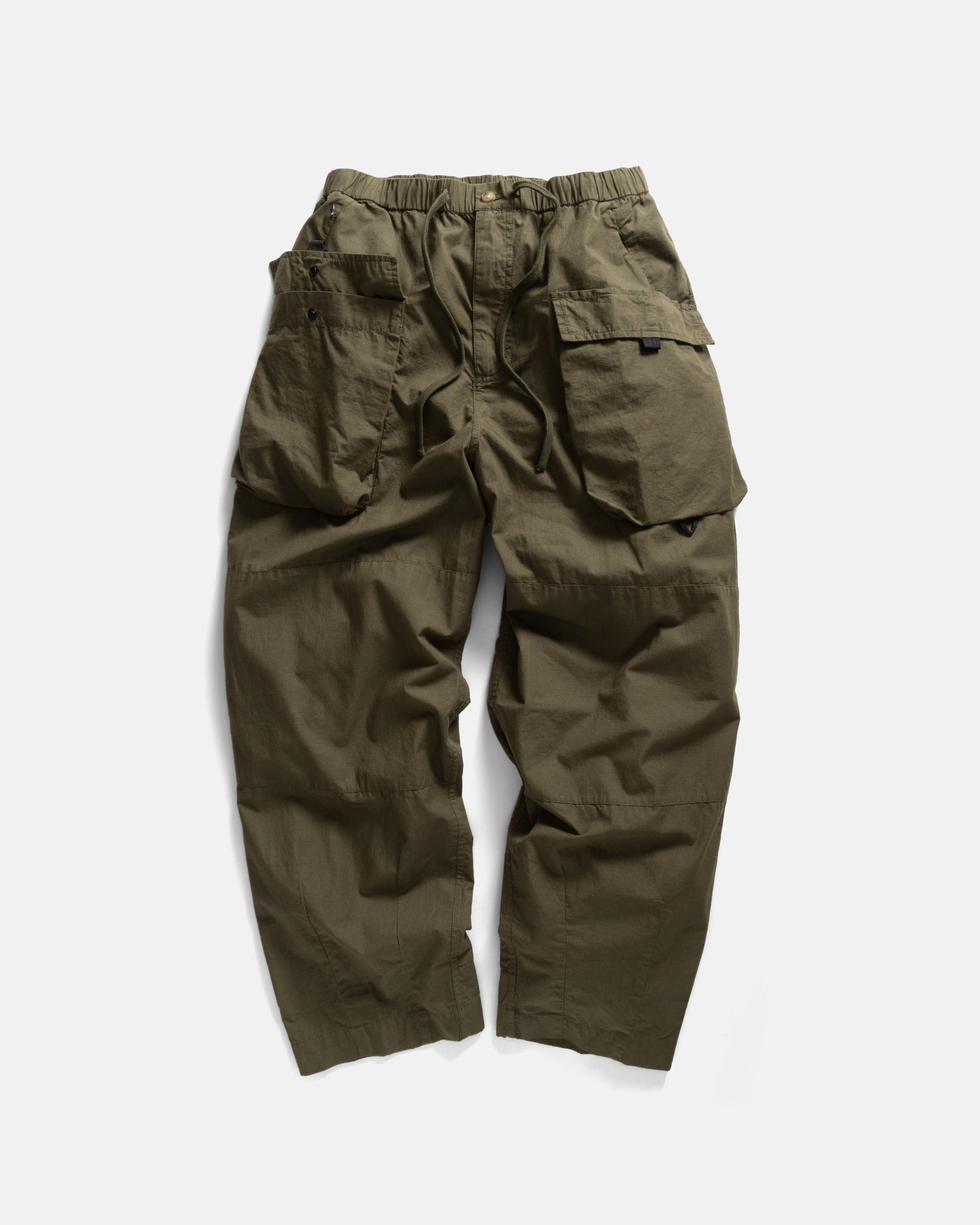 VETTI 2.0 BALLOON PANT - DEEP ARMY COTTON MICRORIPSTOP – 18 East