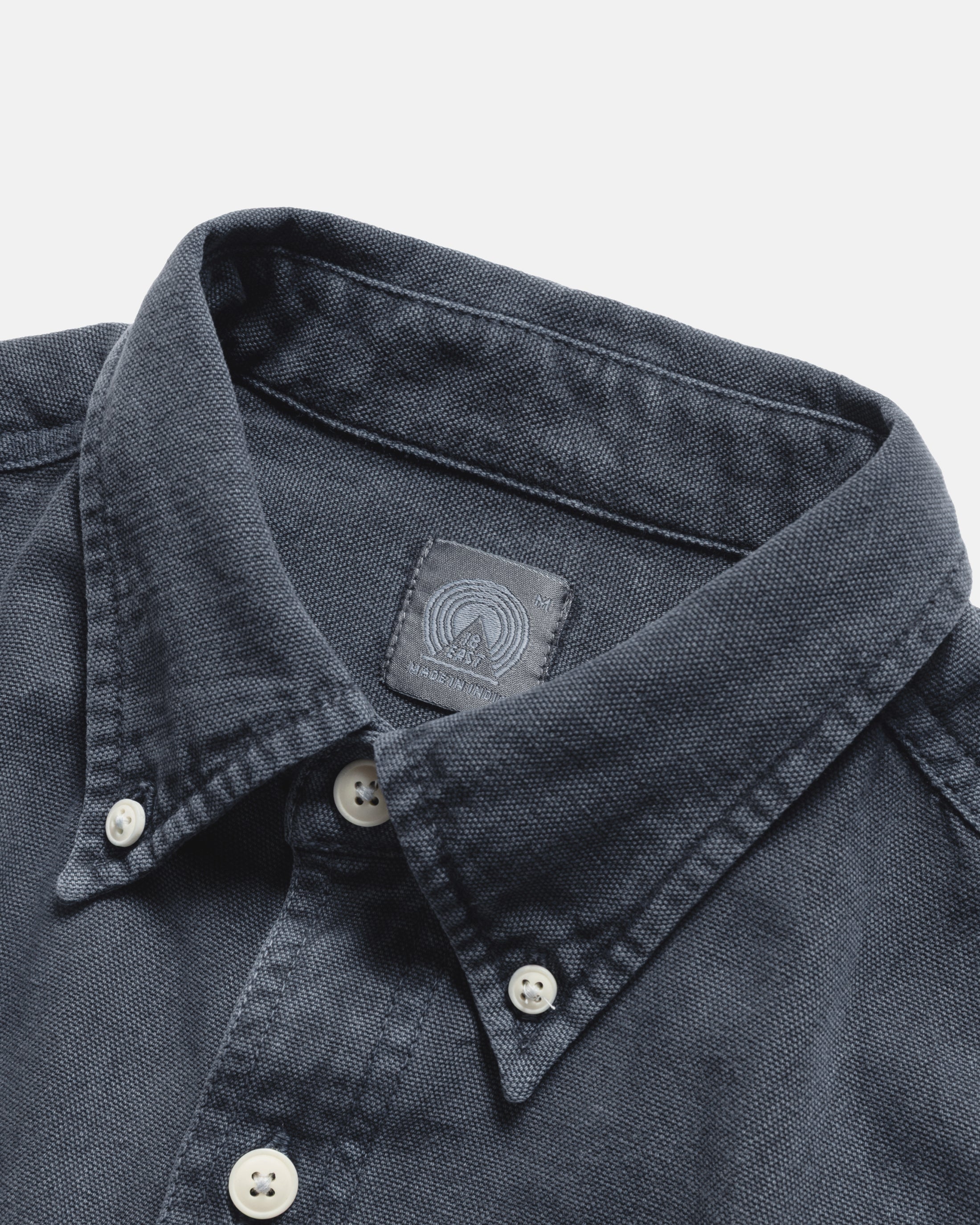 JESPER VINTAGE BUTTON DOWN SHIRT - NAVY PIGMENT DYED OXFORD CLOTH