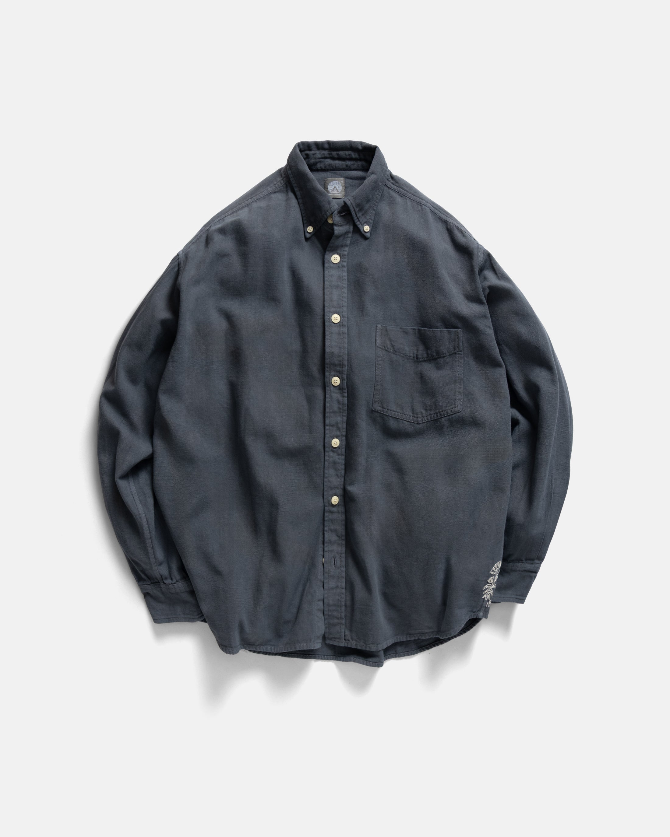 JESPER VINTAGE BUTTON DOWN SHIRT - TURBULENCE PIGMENT DYED OXFORD CLOTH