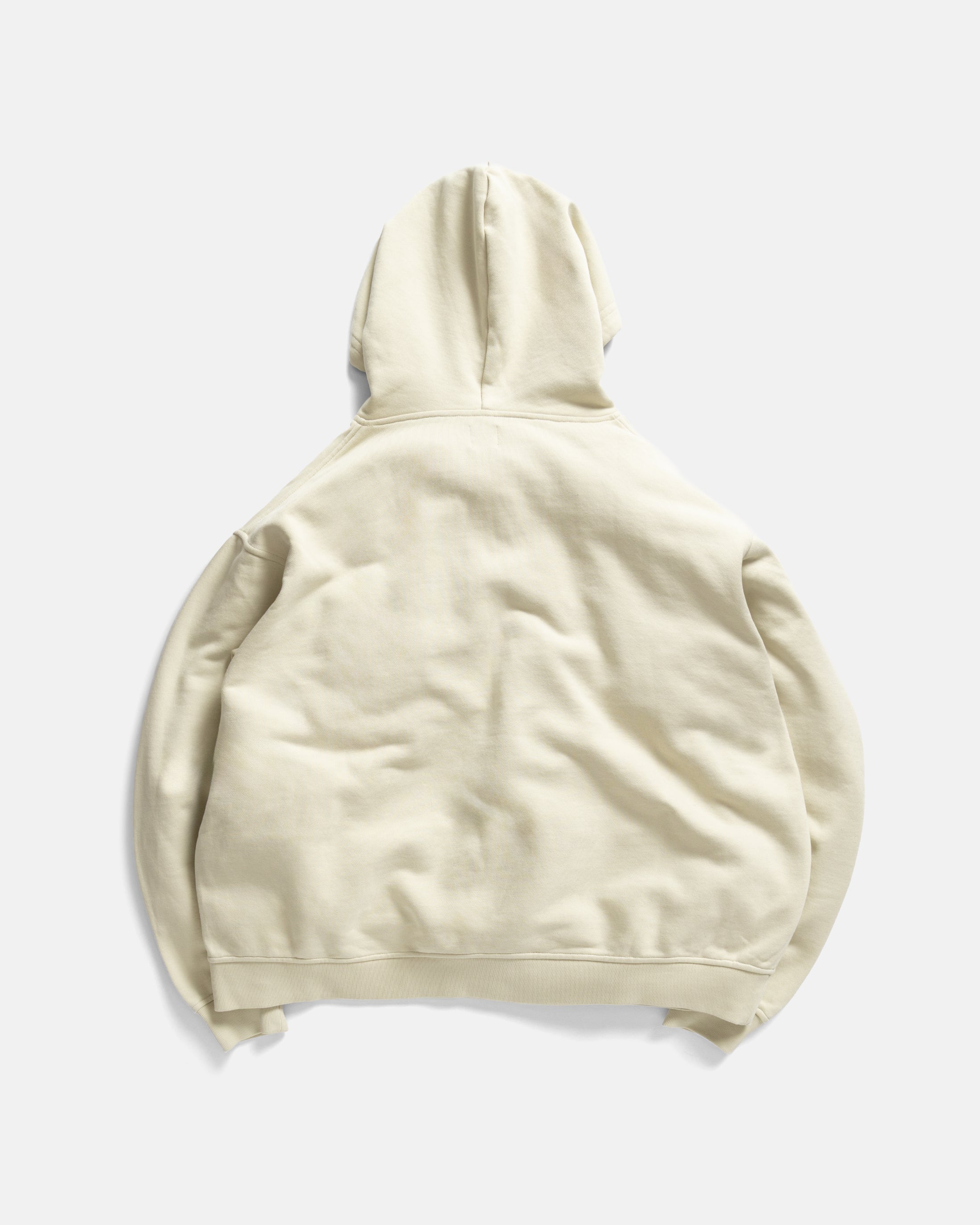 NOVIS HOODED SWEATSHIRT - BARELY LICHEN 19oz. ALL COTTON LOOPBACK TERRY FLEECE