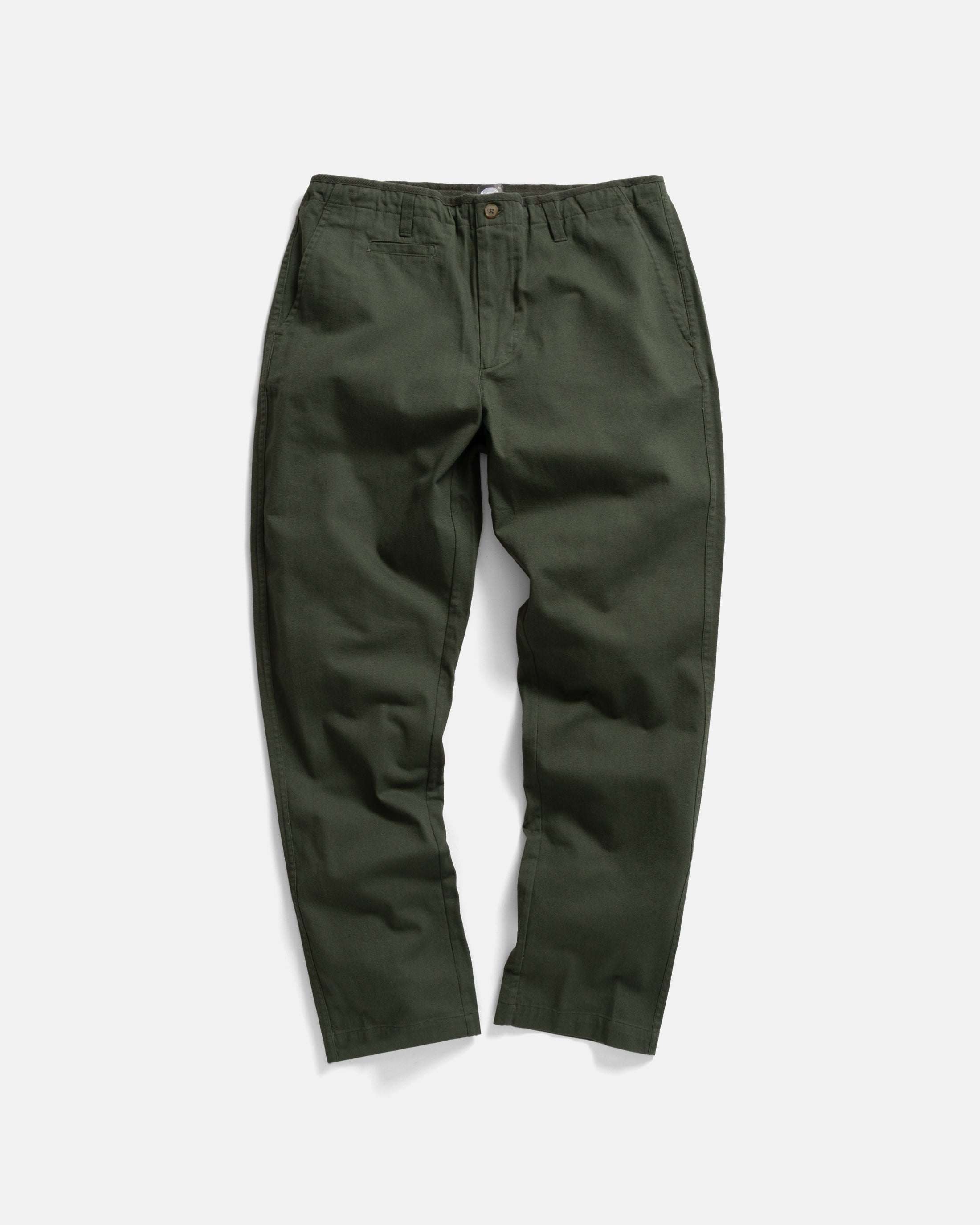 SHELTER SERVICE PANT - MORNING FOLIAGE GREEN HOMEGROWN TWILL – 18 East
