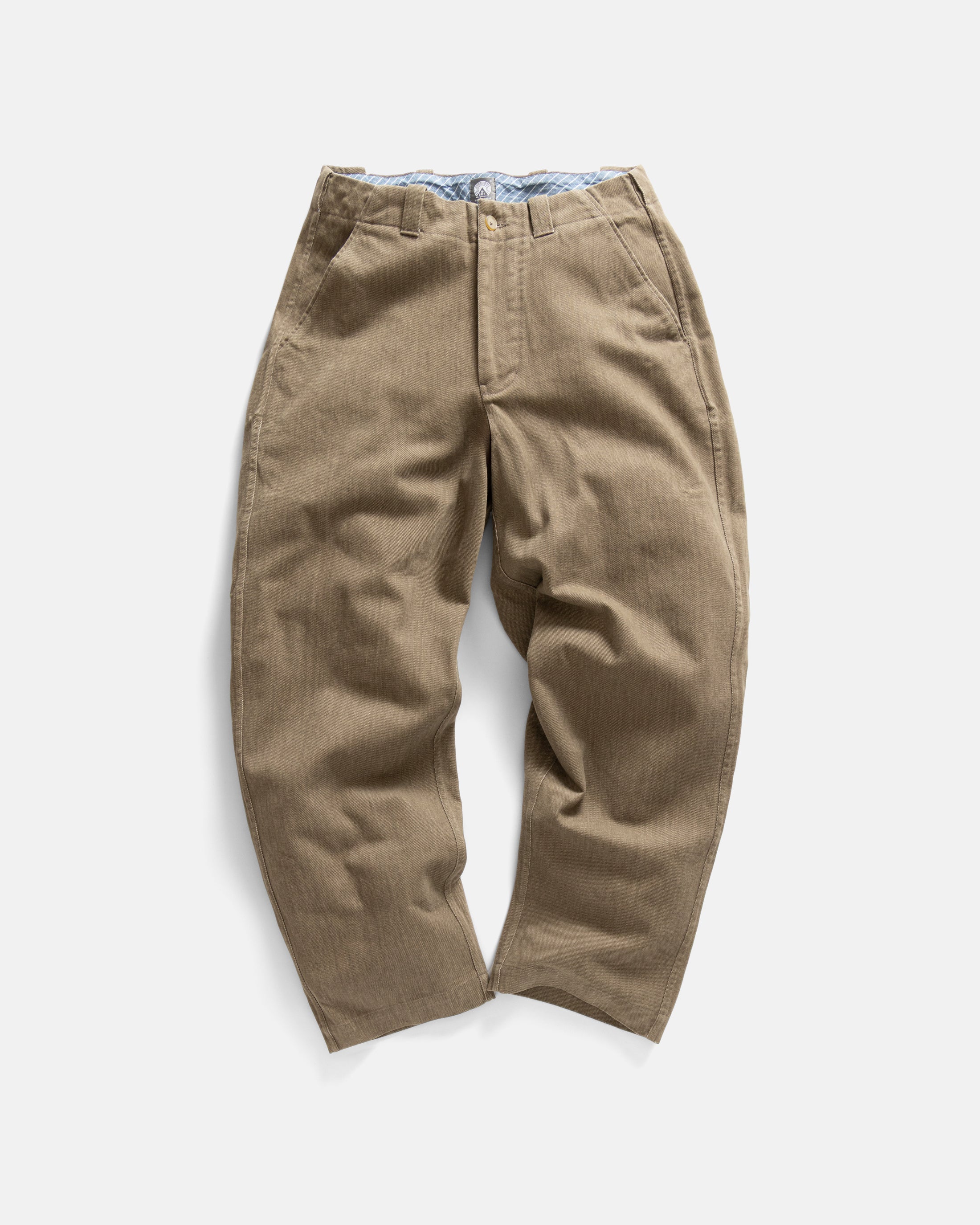 ROSSI CHINO - WALNUT BRUSHED HEATHER CAVALRY TWILL – 18 East