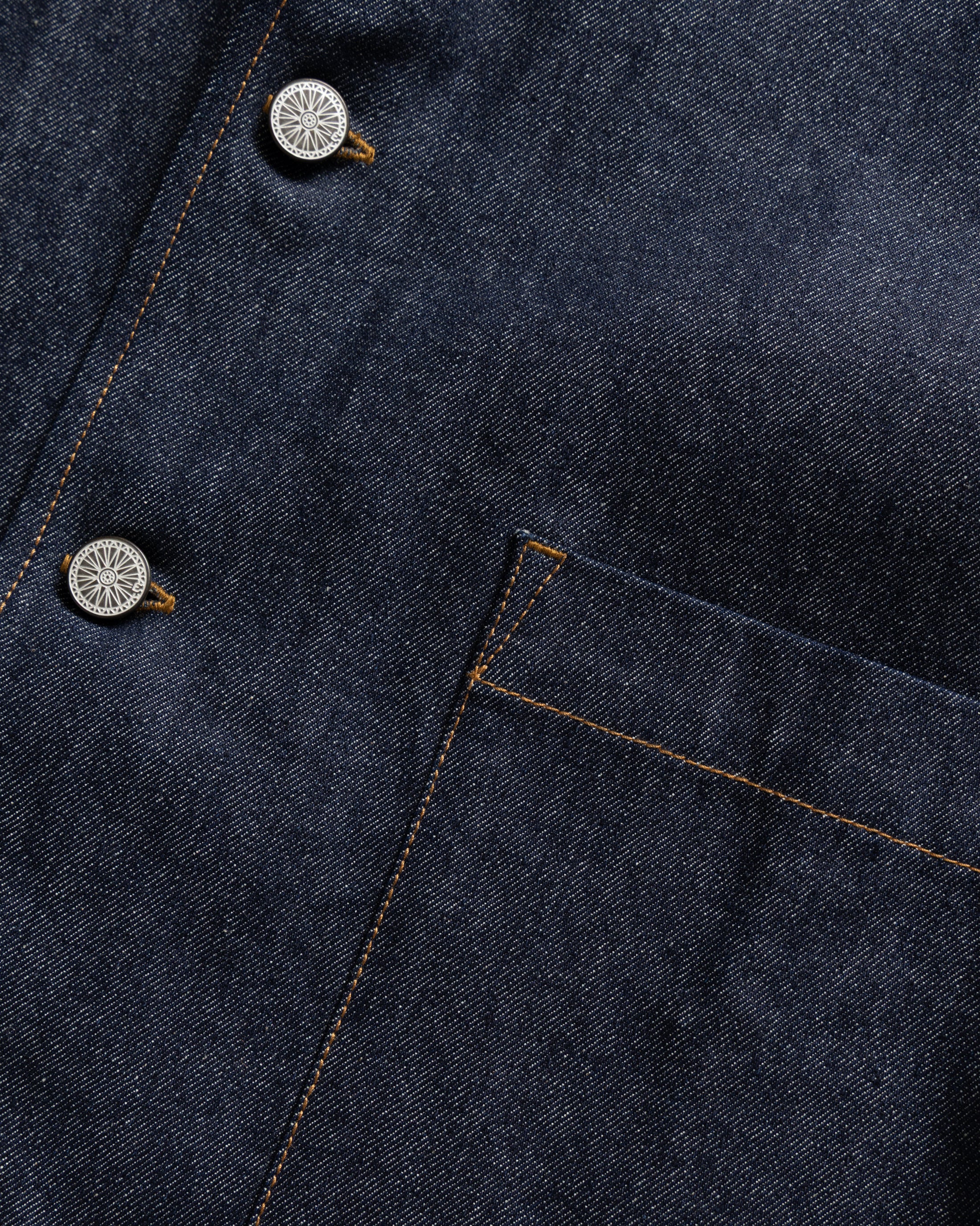 SAM SHIRT JACKET - 13 oz. RAW DENIM