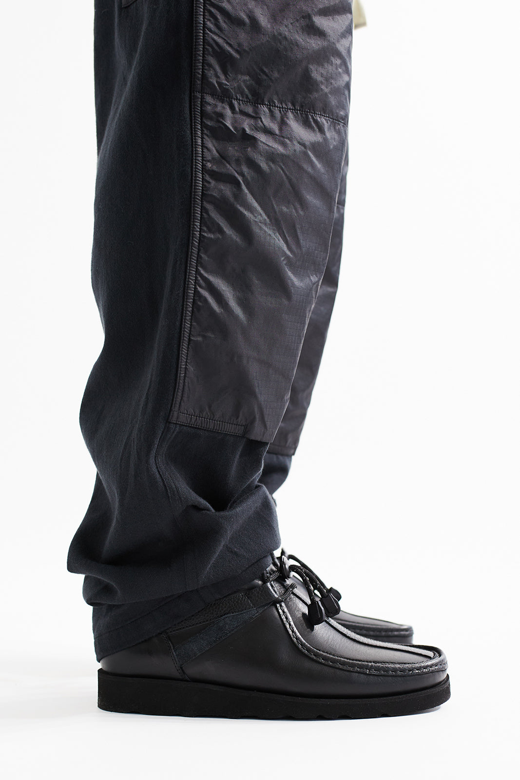 COUNTY DOUBLE KNEE PAINTER PANTS - ANTHRACITE HANDLOOM SATEEN / NYLON RIPSTOP