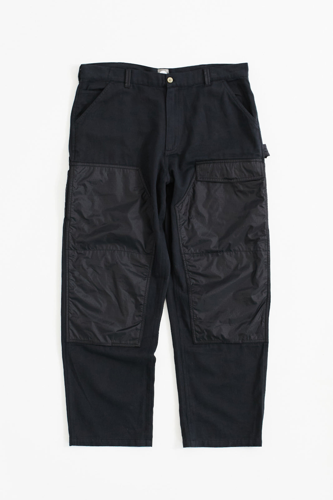 COUNTY DOUBLE KNEE PAINTER PANTS - ANTHRACITE HANDLOOM SATEEN / NYLON RIPSTOP