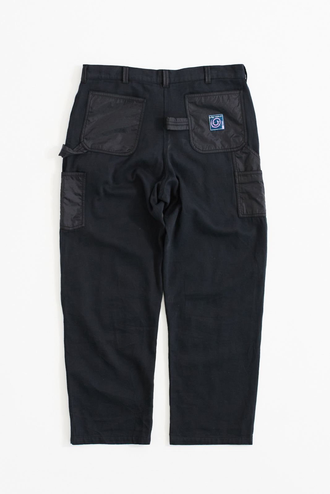 COUNTY DOUBLE KNEE PAINTER PANTS - ANTHRACITE HANDLOOM SATEEN / NYLON RIPSTOP