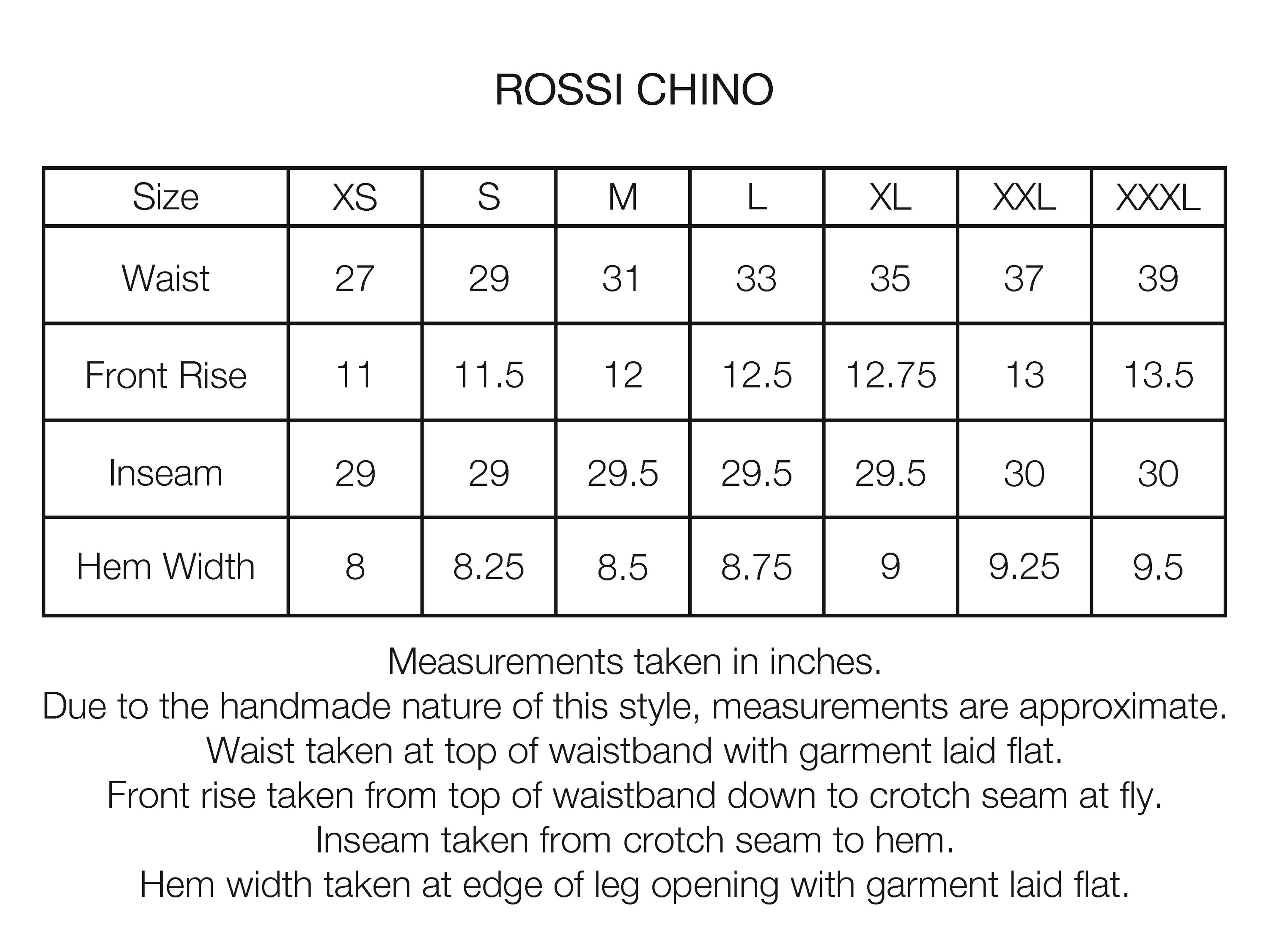 ROSSI CHINO - WALNUT BRUSHED HEATHER CAVALRY TWILL