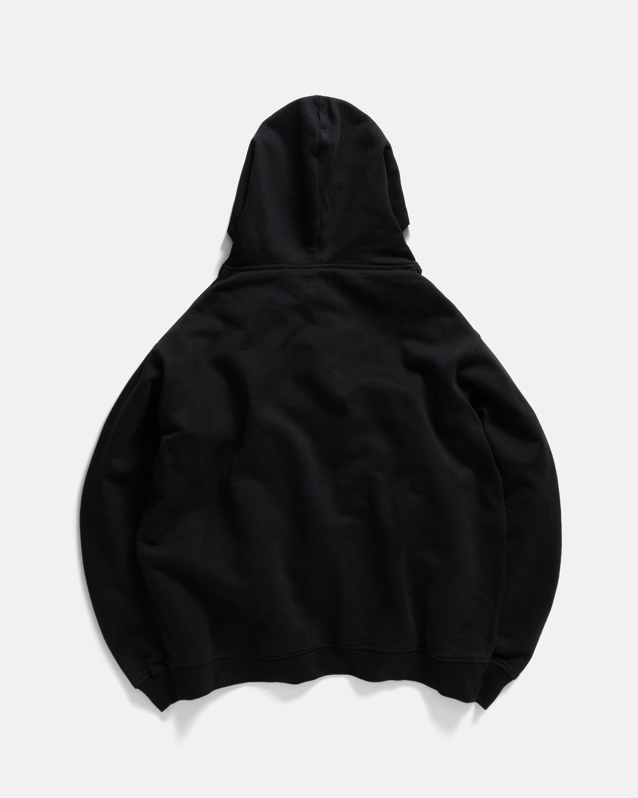NOVIS HOODED SWEATSHIRT - BLACK 19oz. ALL COTTON LOOPBACK TERRY FLEECE