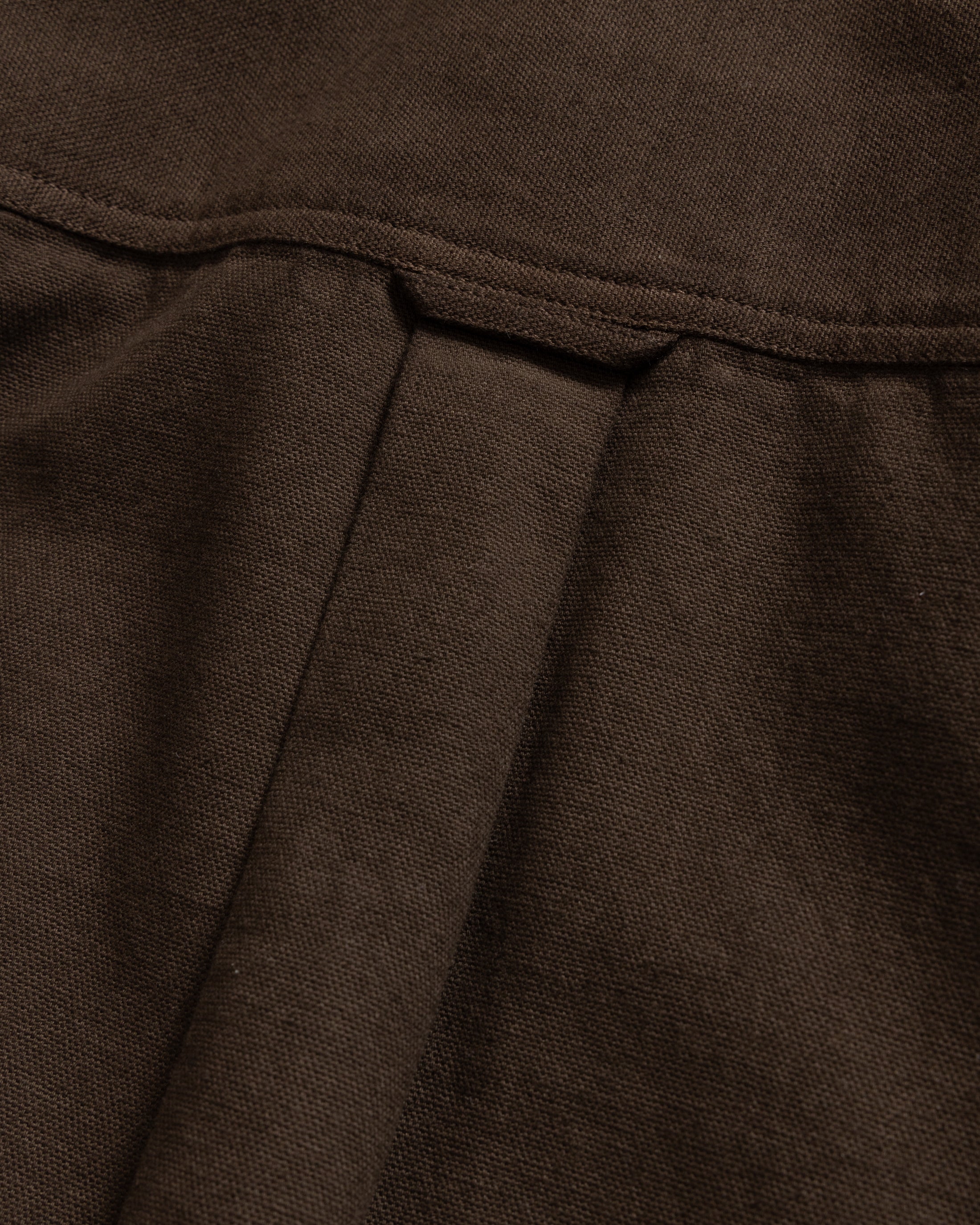 JESPER VINTAGE BUTTON DOWN SHIRT - FONDENTE CHOCOLATE OXFORD CLOTH