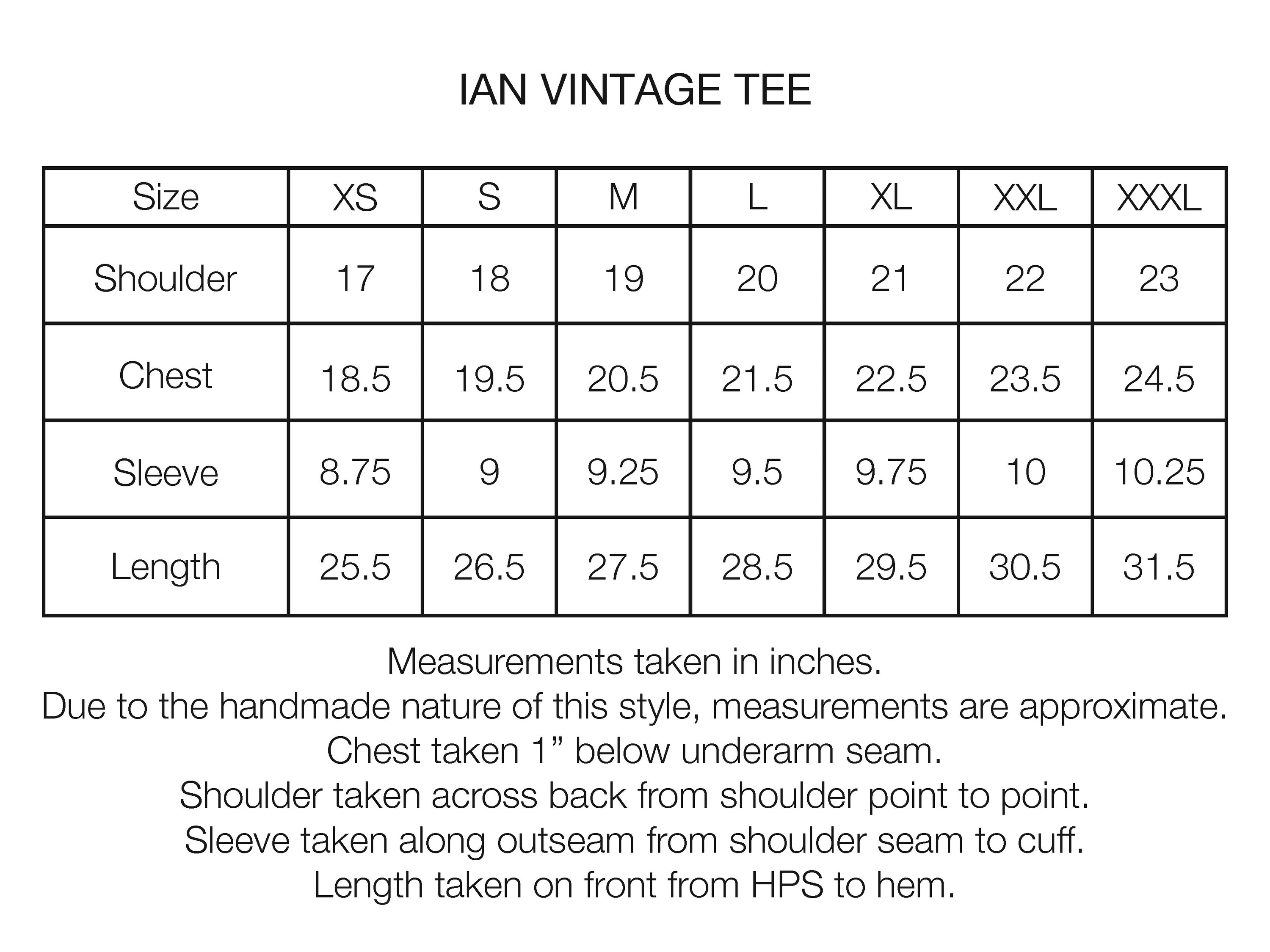 IAN VINTAGE POCKET TEE - BLUE GRAPHITE 7.75 oz. ALL SEASON COTTON JERSEY