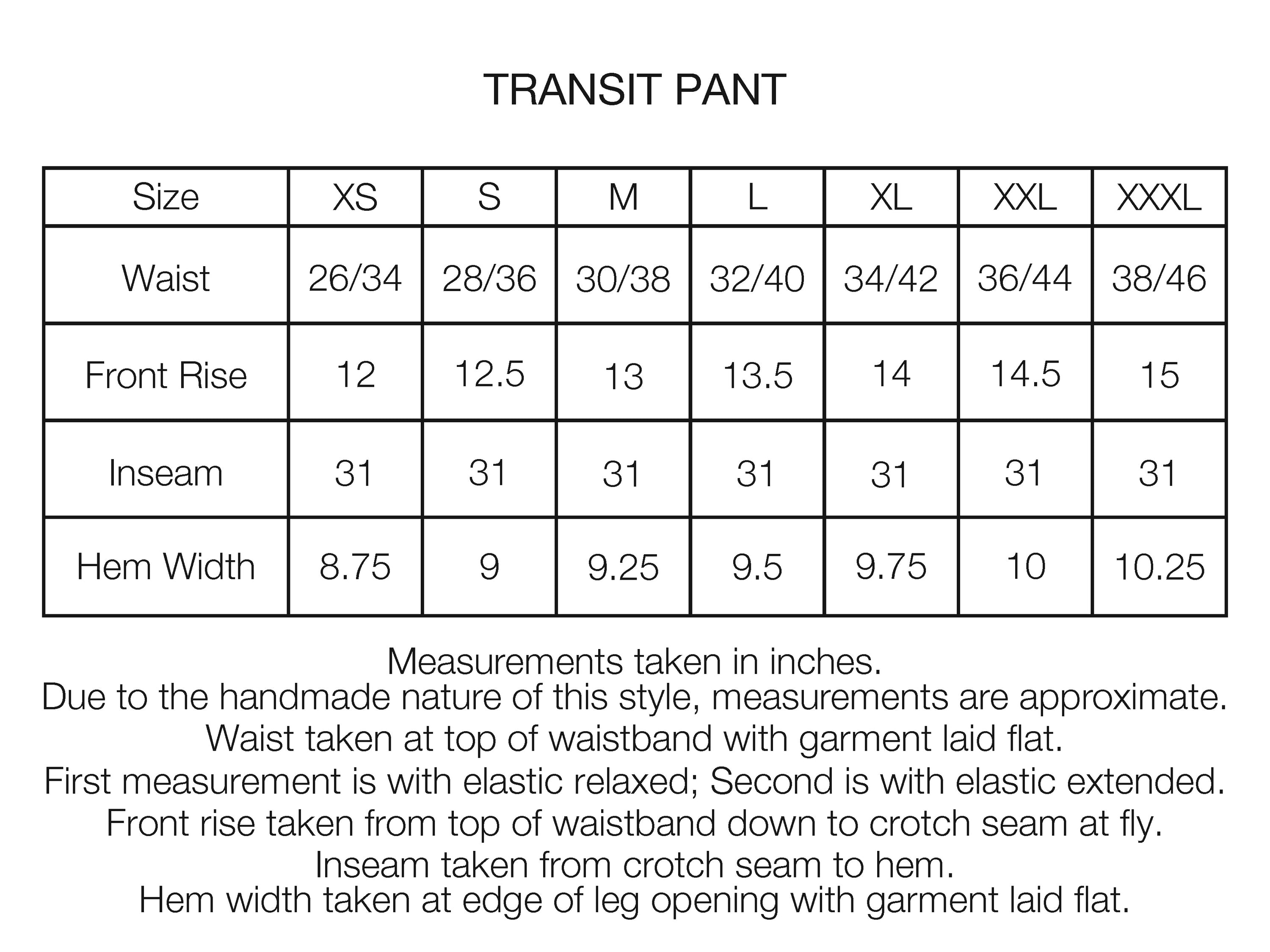 TRANSIT PANT - CHARRED OLIVE COTTON / NYLON RIPSTOP