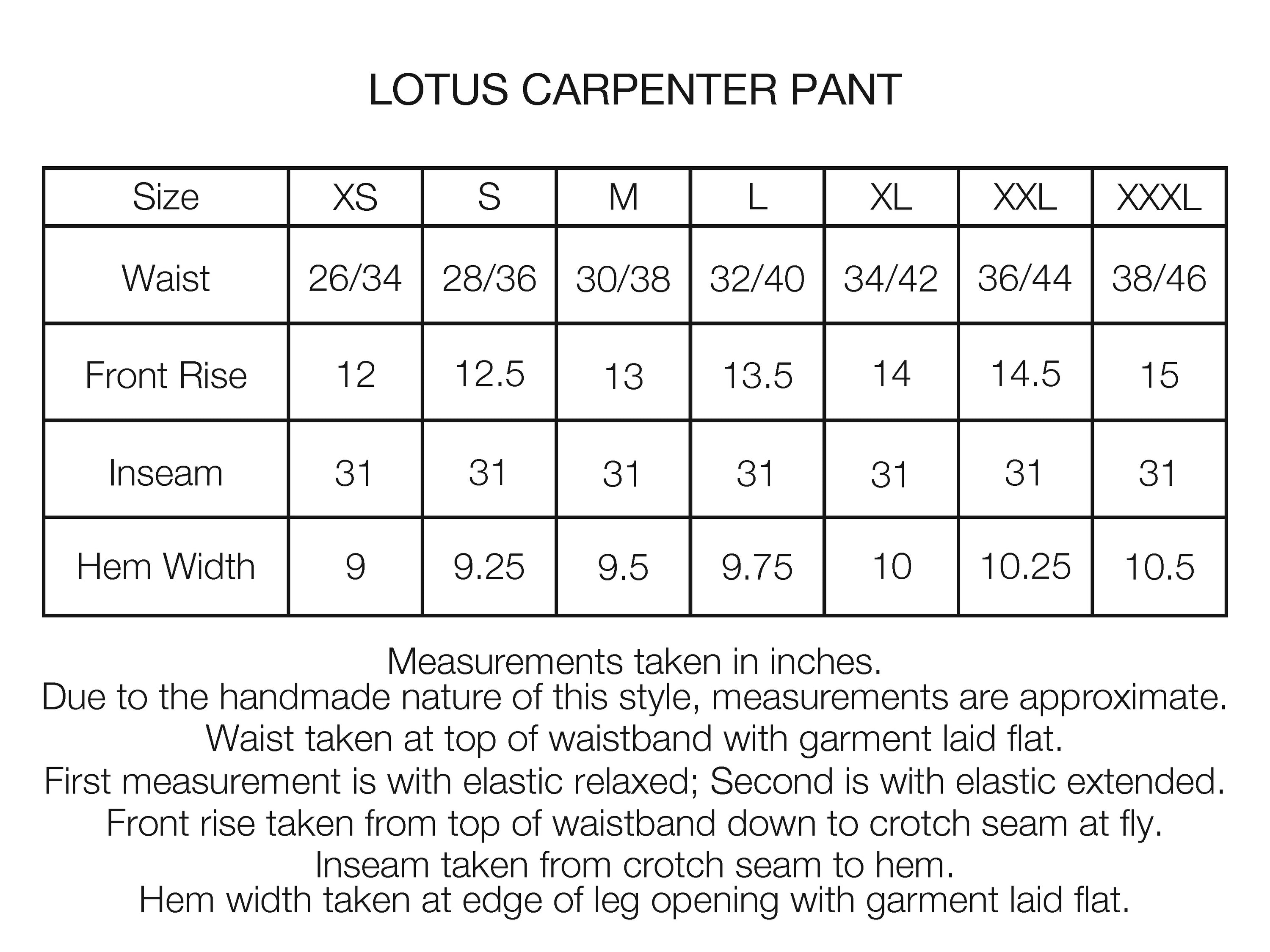 LOTUS CARPENTER JEANS - 13 oz. STONEWASHED INDIAN DENIM