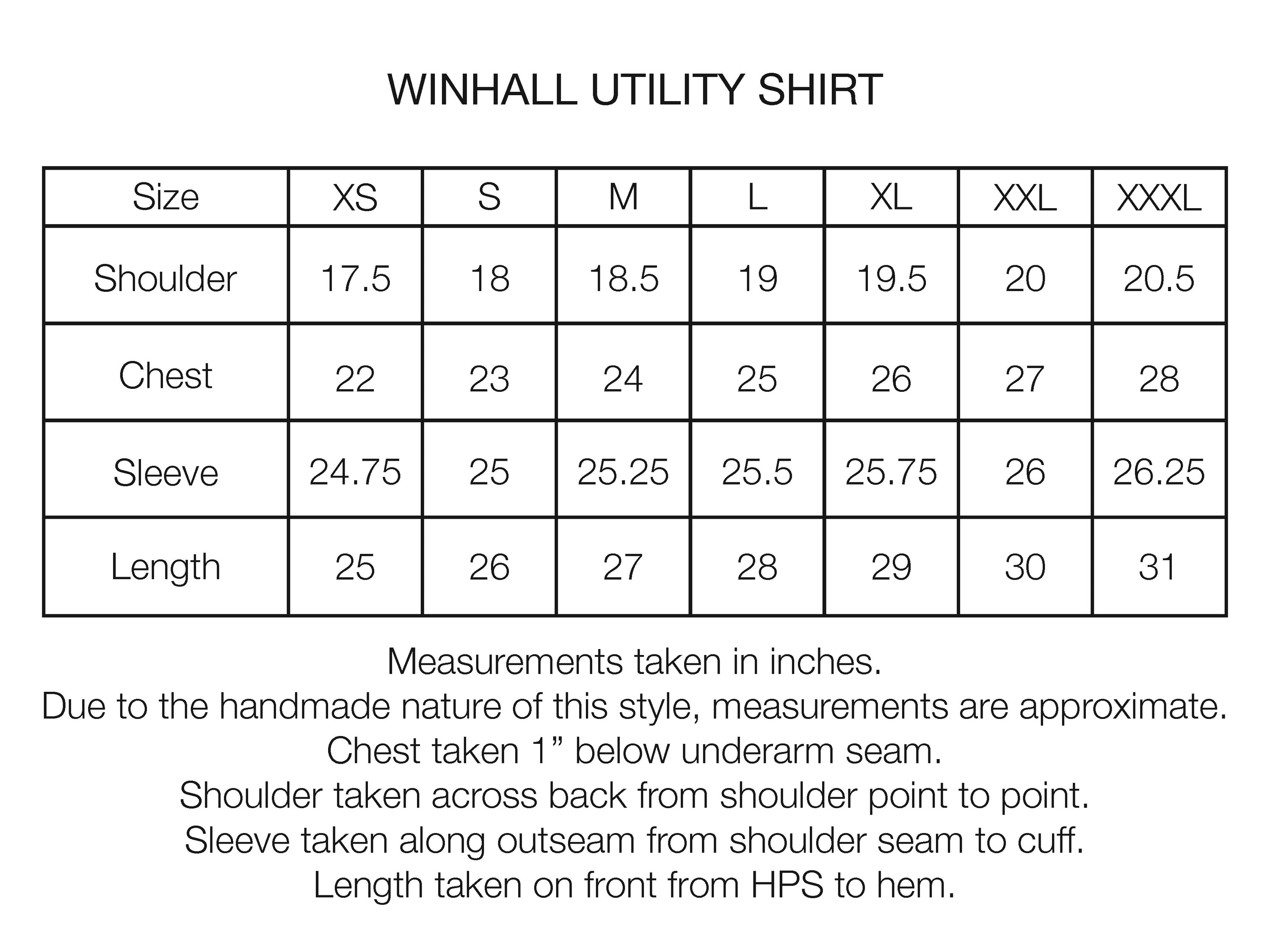 L/S WINHALL UTILITY SHIRT - DEEP CACAO / ECRU SPACE-DYED CHECKED KHADI COTTON