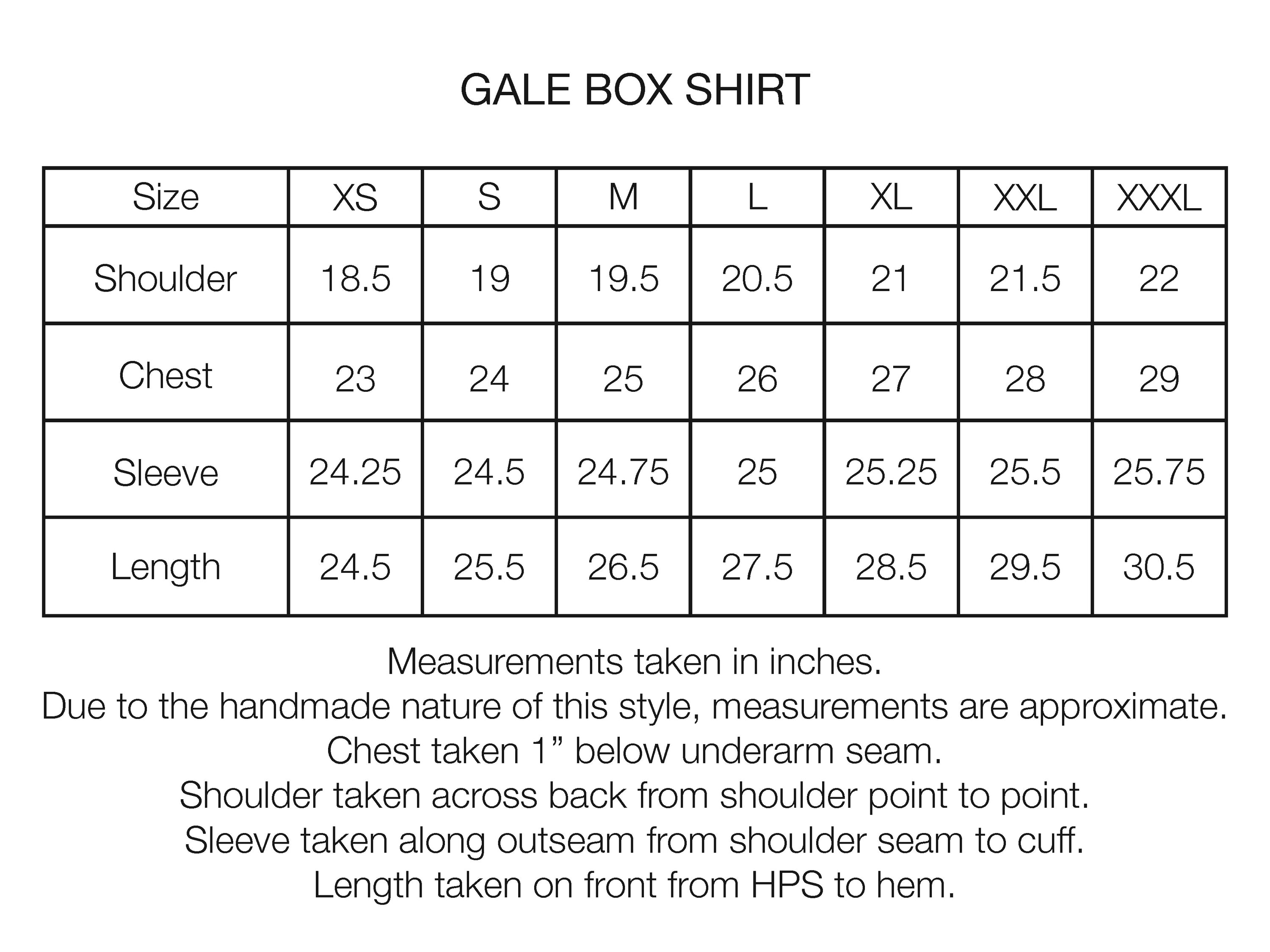 GALE BOX SHIRT - FATIGUE OLIVE / BLACK LINEN CHAMBRAY