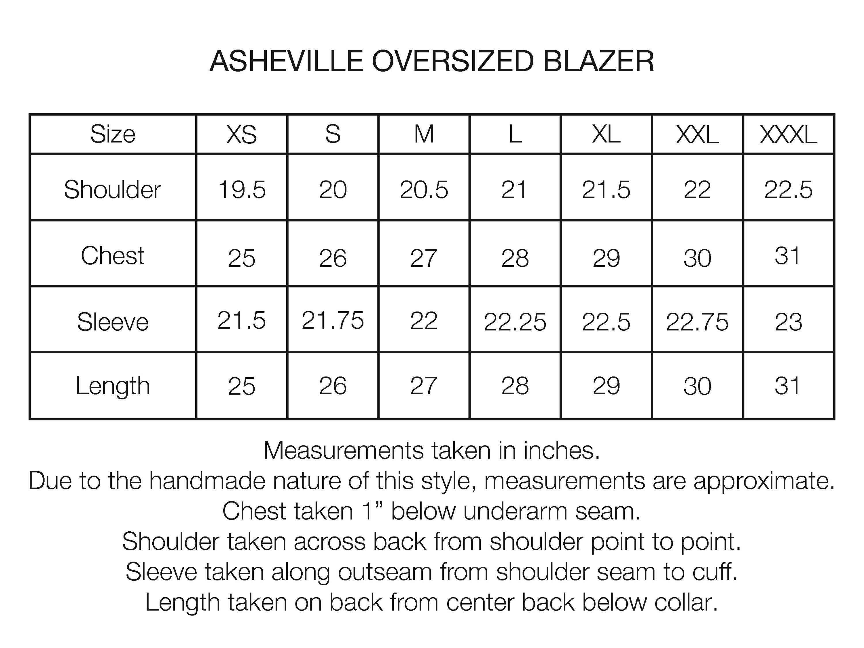 ASHEVILLE OVERSIZED BLAZER - DUNE LINEN TWILL