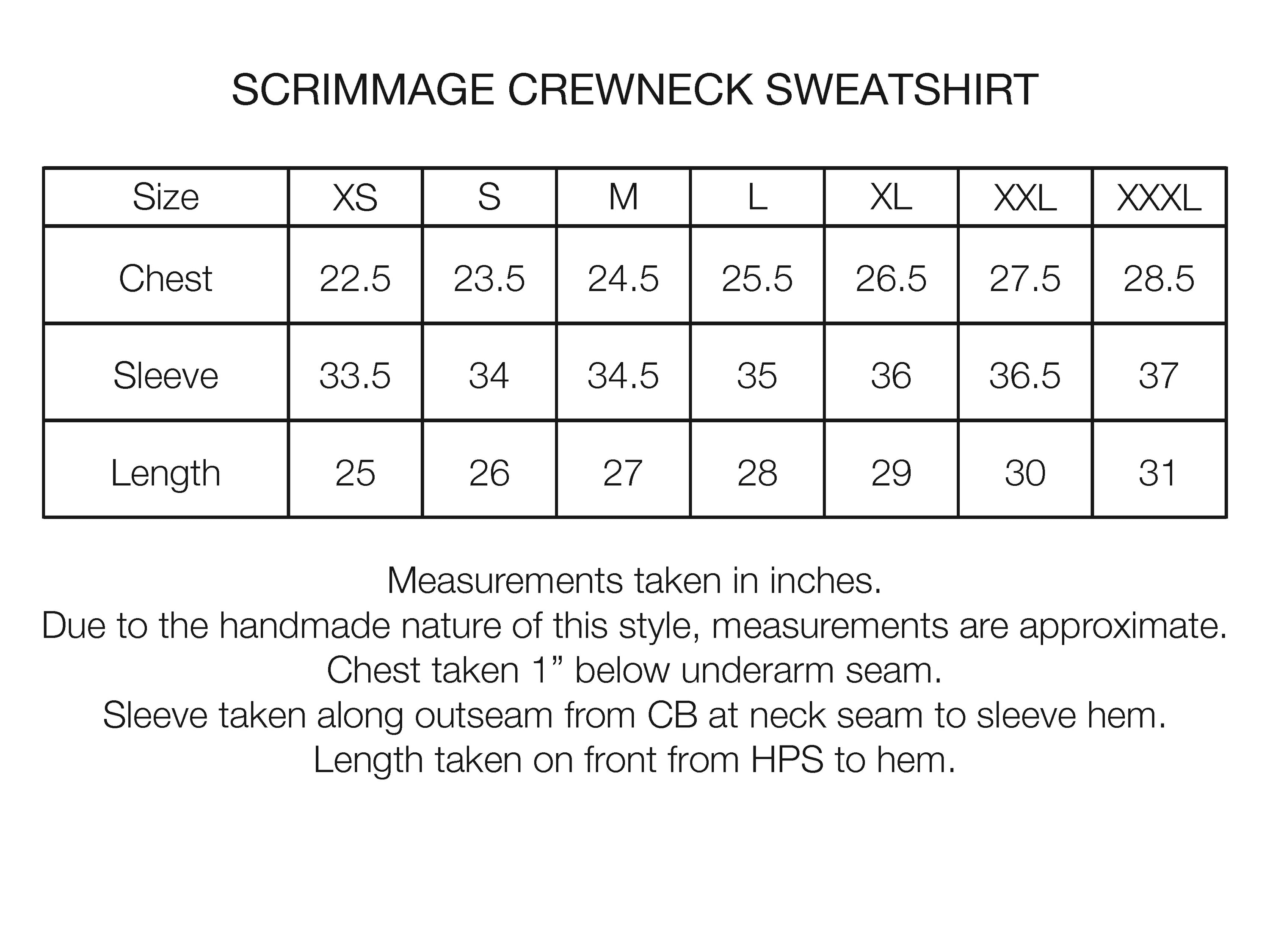 L/S SCRIMMAGE CREWNECK - BLUE FOG 12.25oz. ALL COTTON JERSEY
