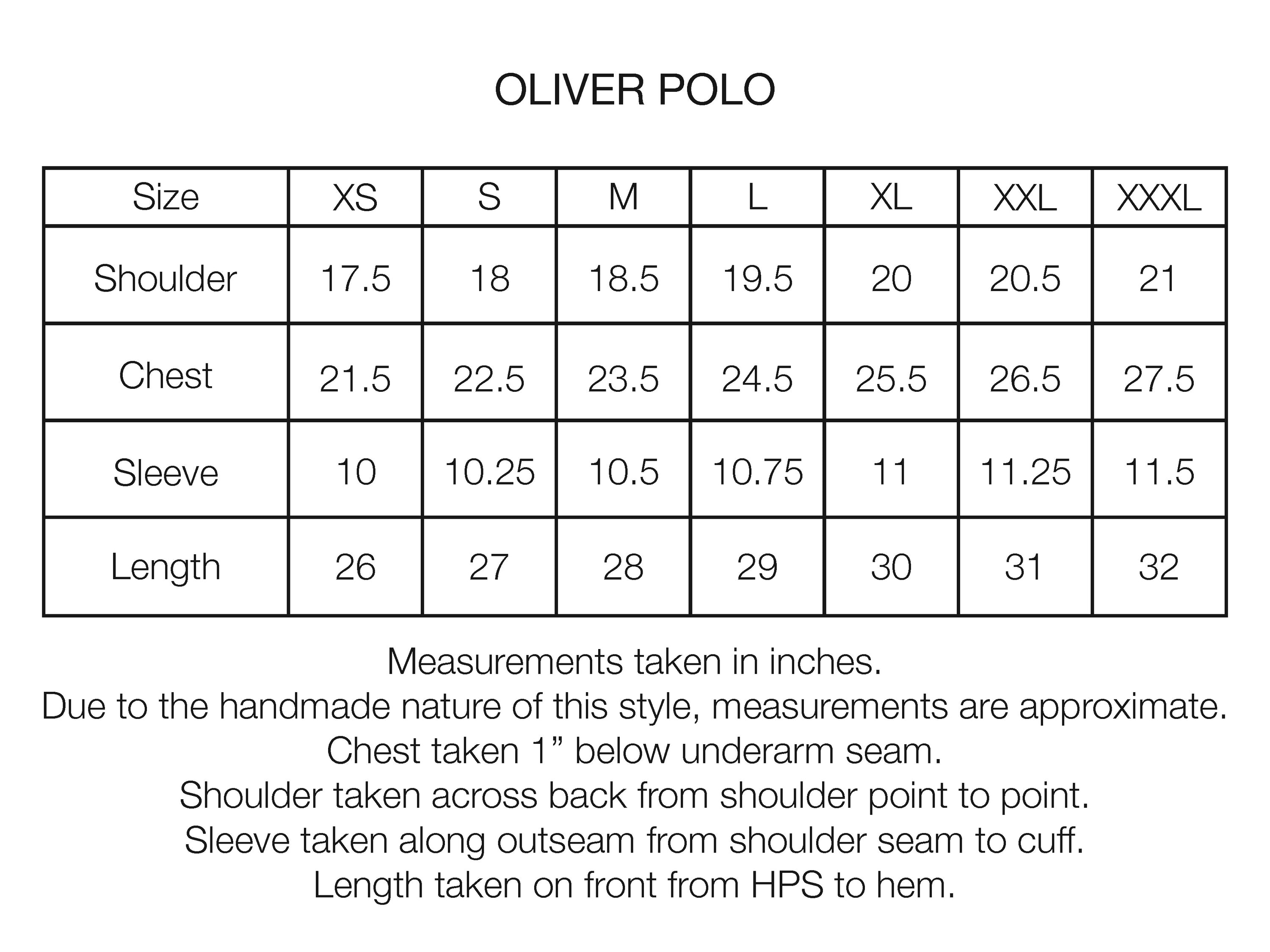 S/S OLIVER POLO - WHITE 9.2 oz SLUB COTTON JERSEY