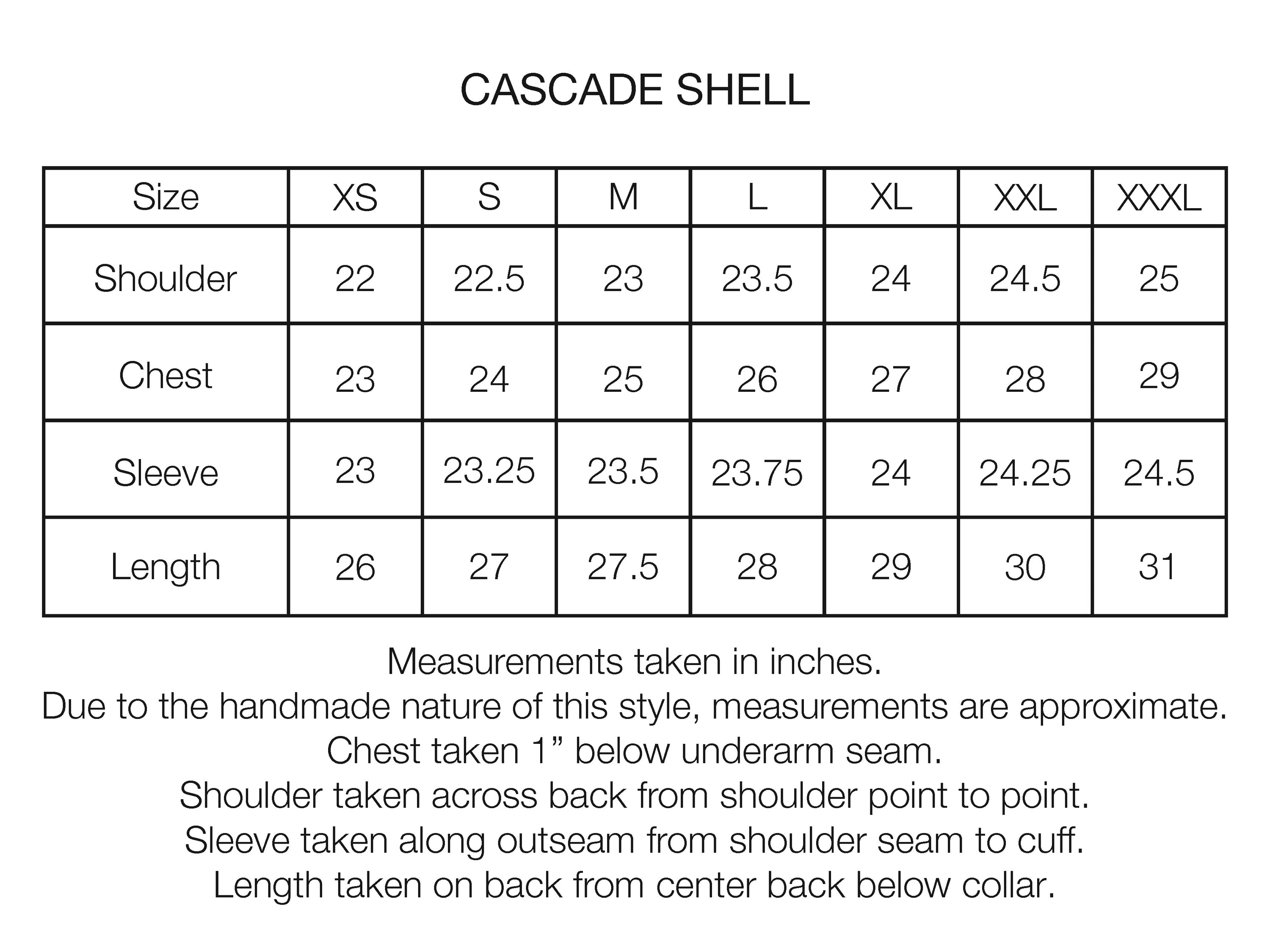 CASCADE OUTDOOR PROTECTION SYSTEM HOODED SHELL - DRIED SOIL WATER-REPELLENT 3L BONDED MEMBRANE