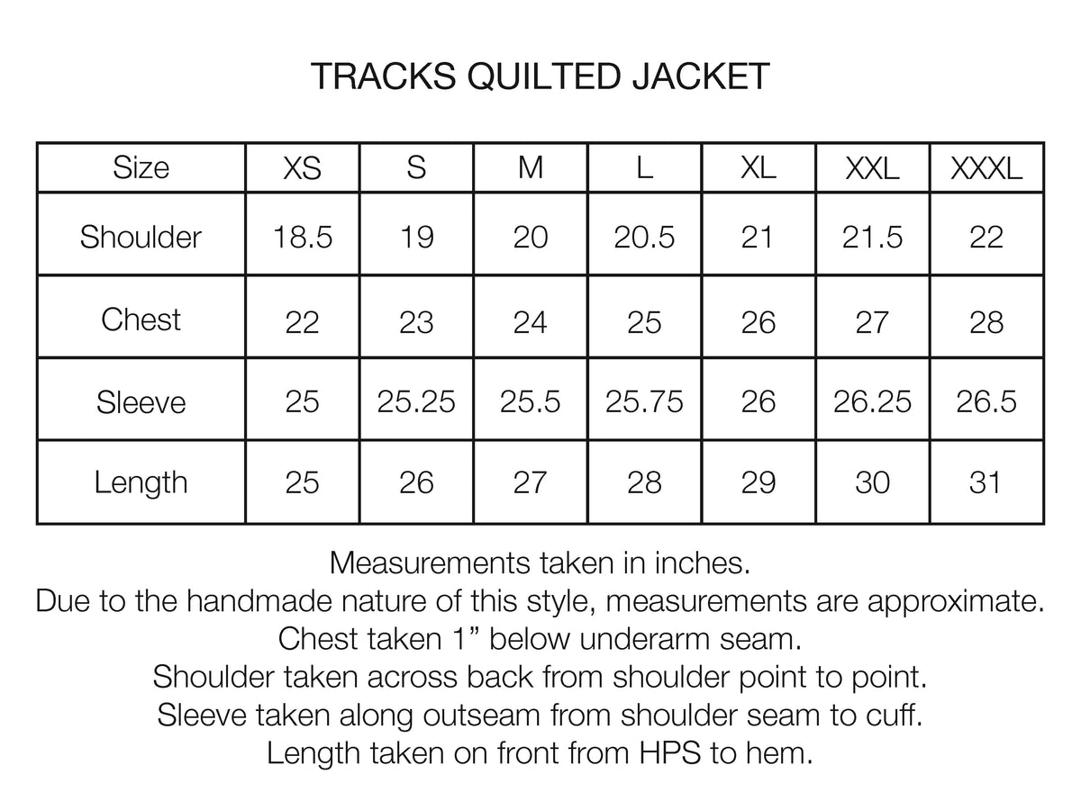 TRACKS QUILTED JACKET - NAVY FLYWEIGHT NYLON RIPSTOP