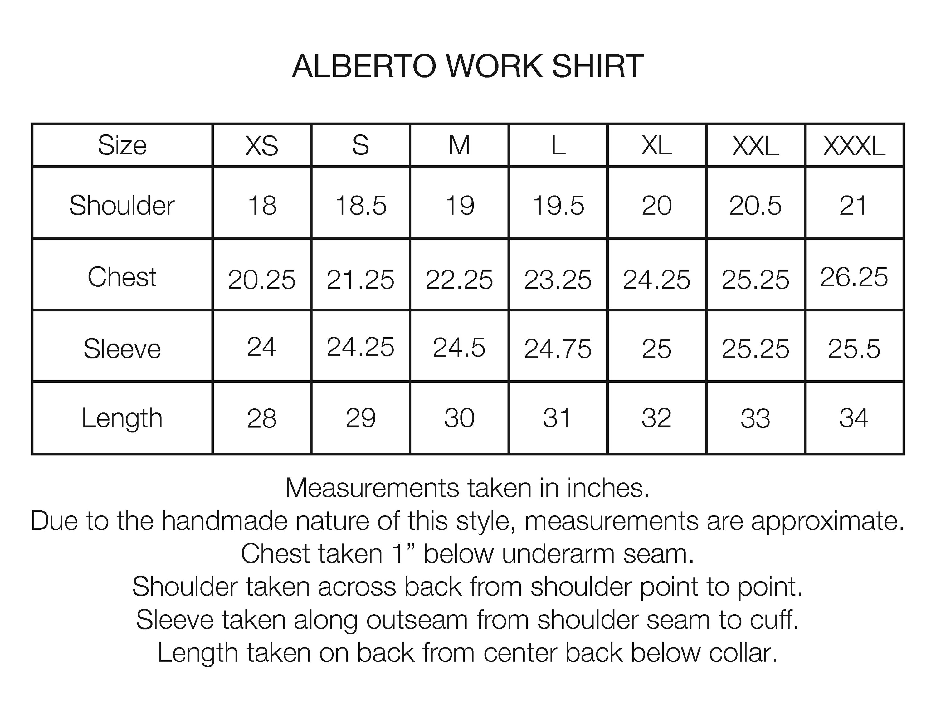 ALBERTO "PER LAVORO" SHIRT - BLEACHED INDIGO HANDWOVEN CHAMBRAY
