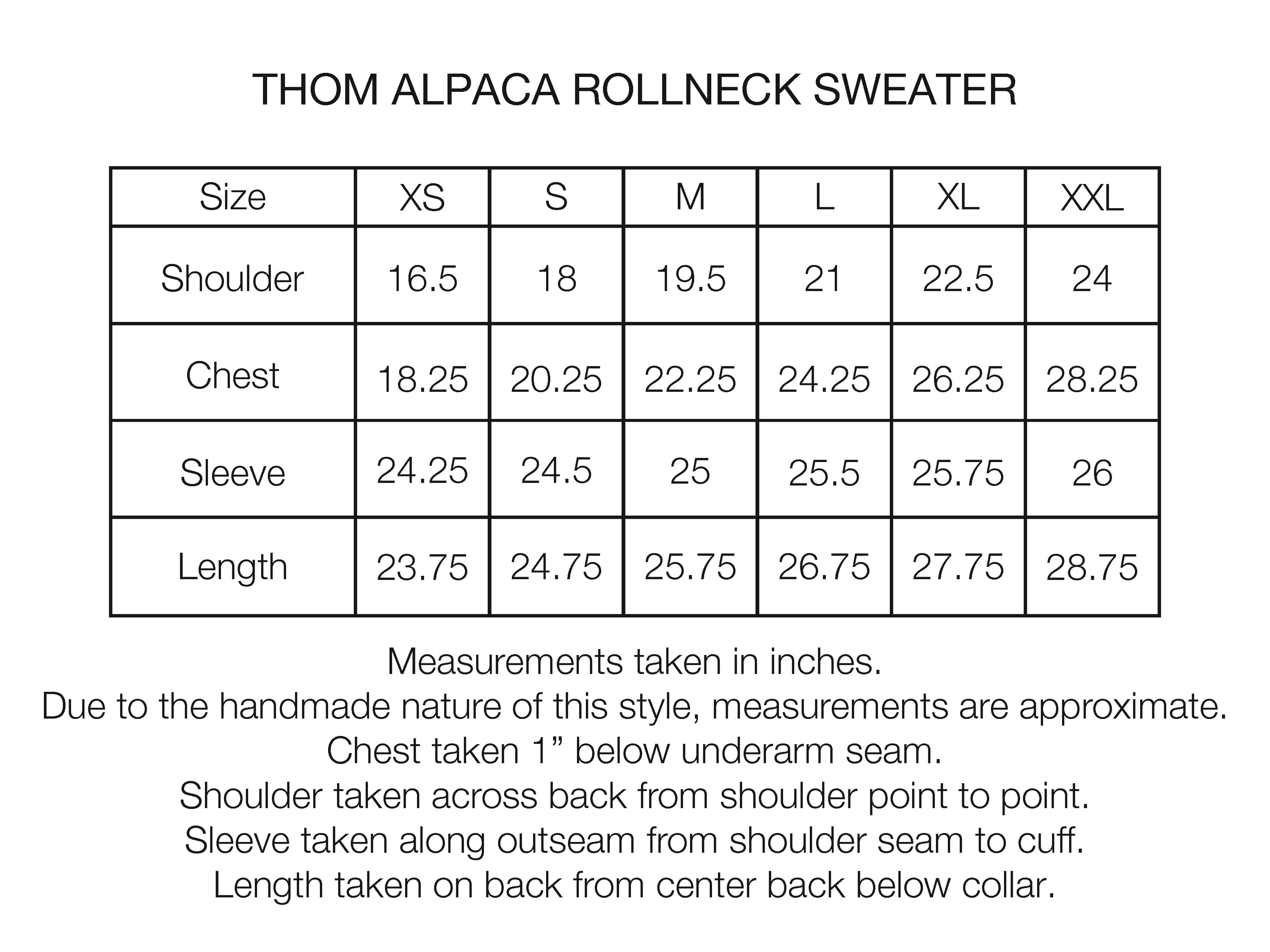 THOM REVERSIBLE ROLLNECK SWEATER -  FADED BLACK HANDLOOM TWISTED MERINO BOUCLE