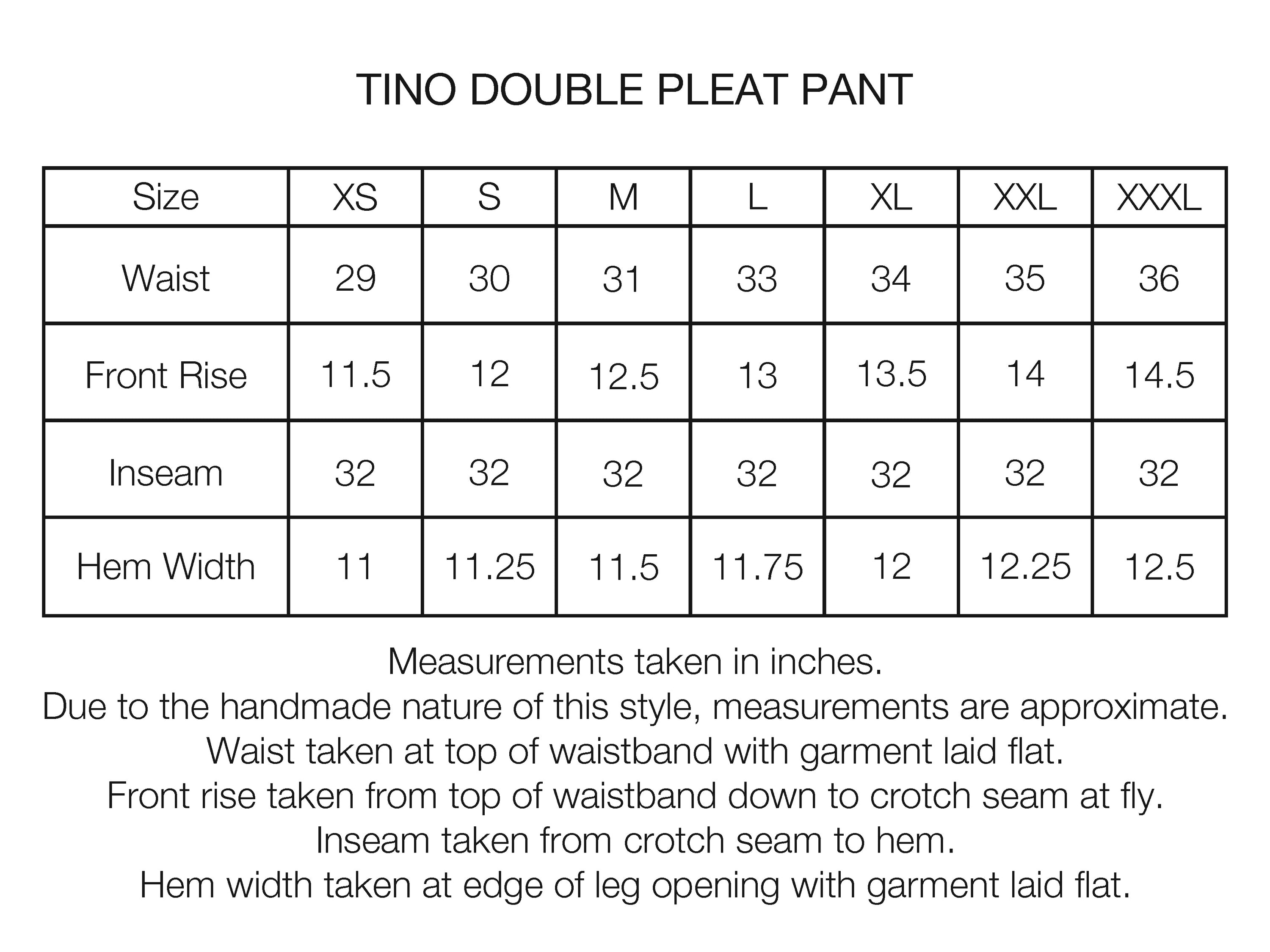 TINO DOUBLE PLEATED WIDE PANT - CIOCCOLATO / MEZZANOTE COTTON PLAINWEAVE