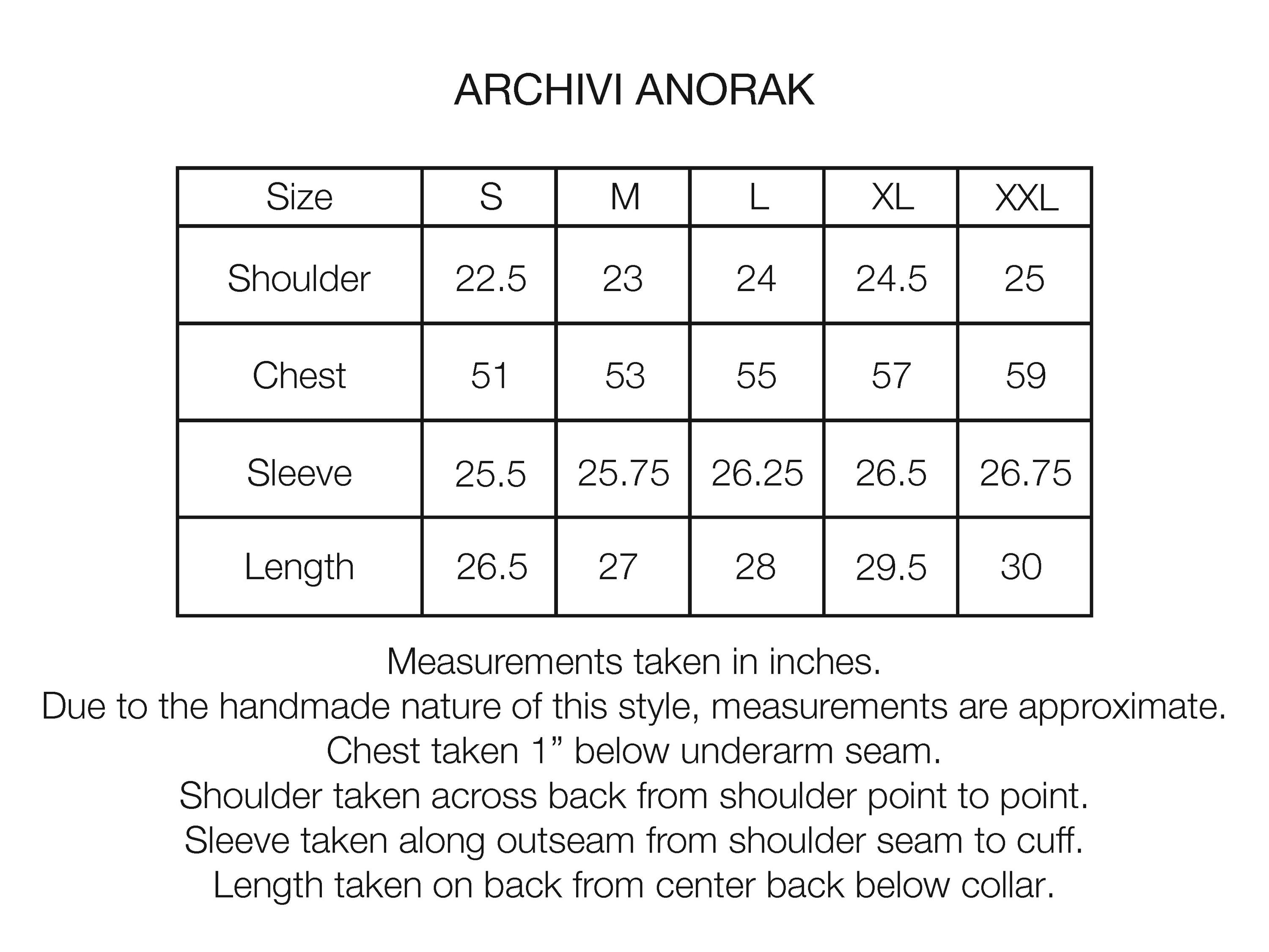 ARCHIVI PULLOVER ANORAK - TRAVERTINE WATER-REPELLENT 3L BONDED MEMBRANE