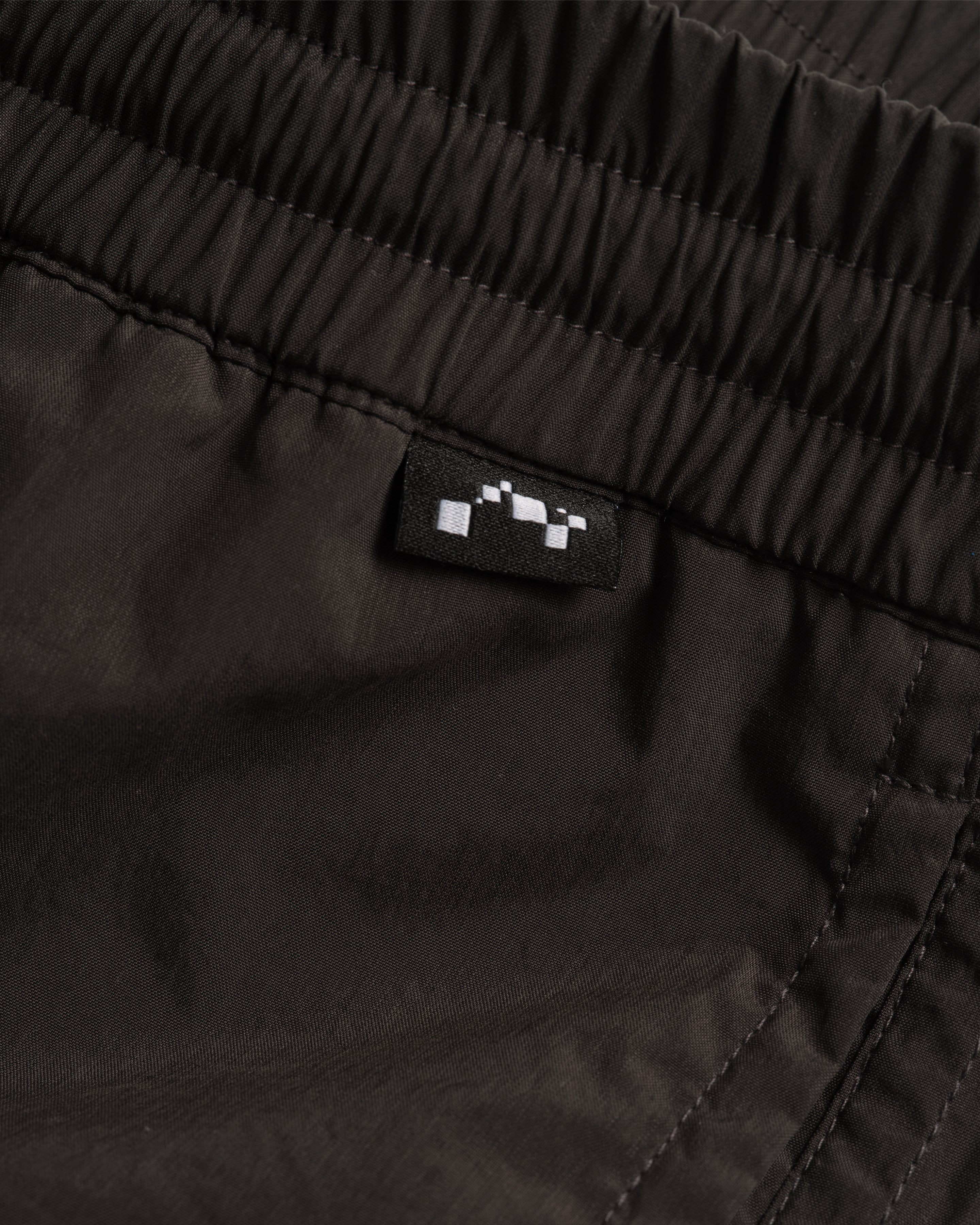 DOCK SWIM TRUNKS - WASHED BLACK WATER-REPELLENT NYLON